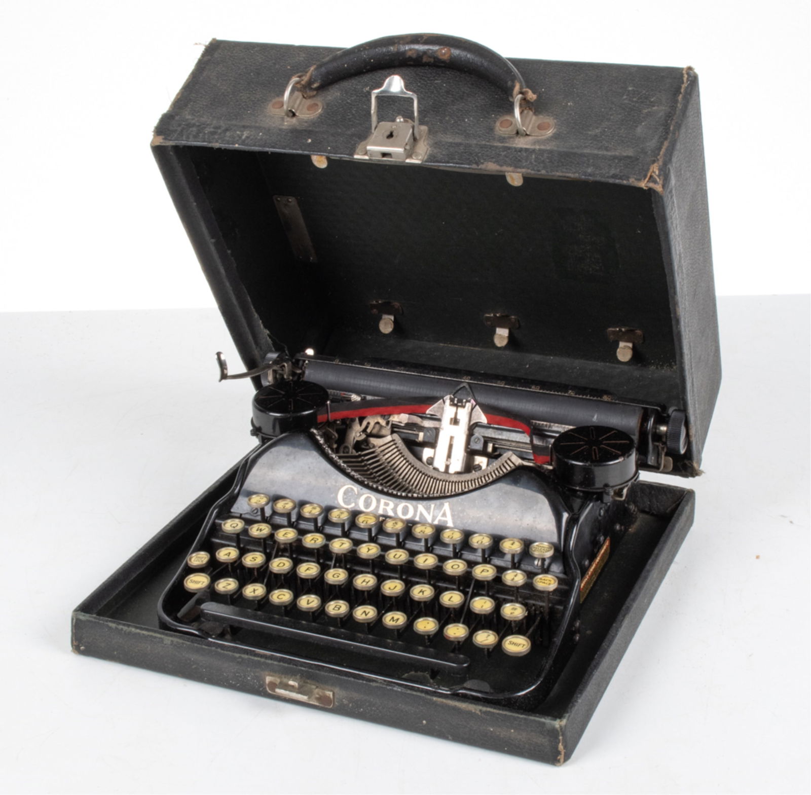 C. 1920'S CORONA FOUR PORTABLE TYPEWRITER (1 of 11)