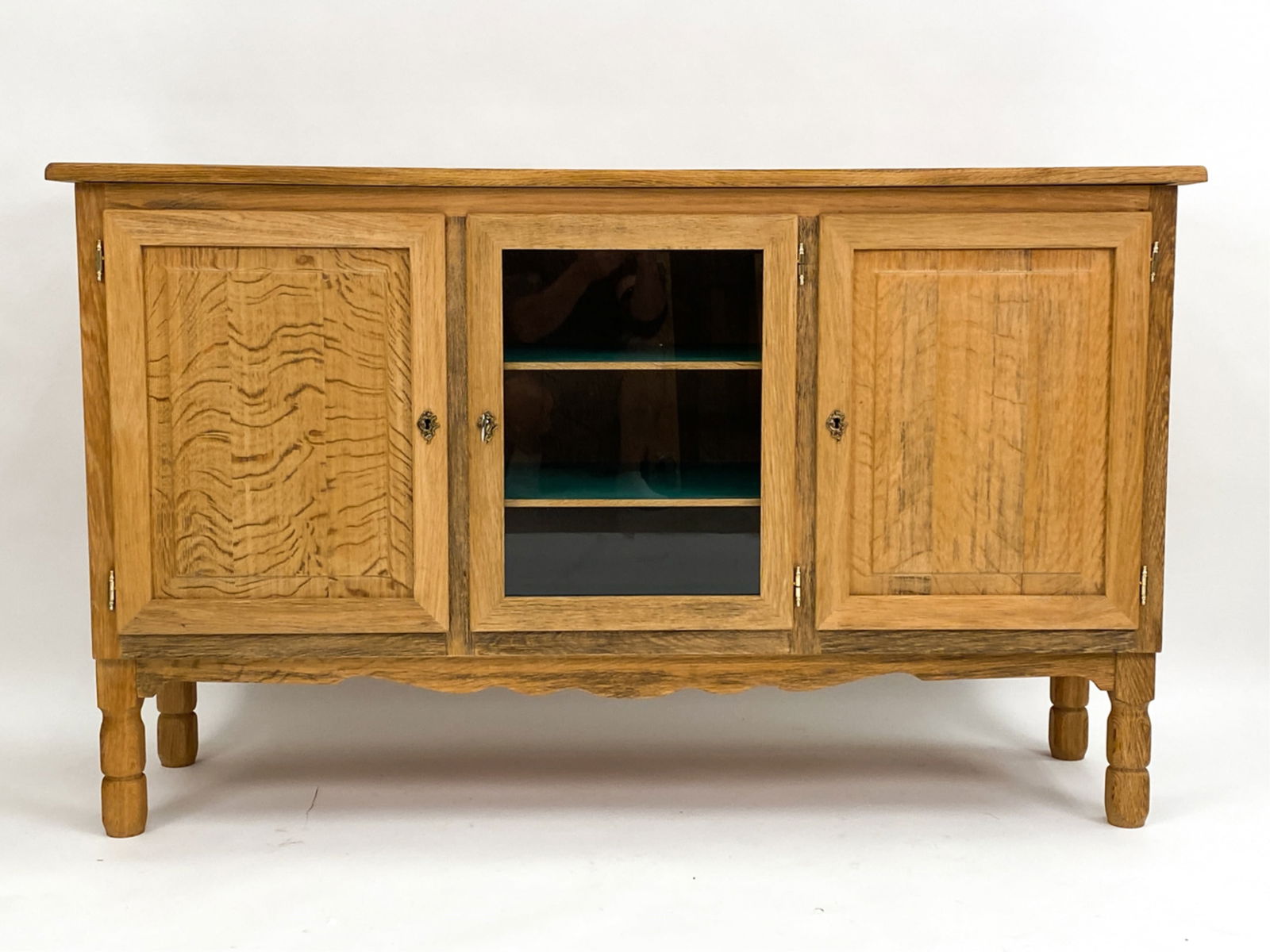 HENNING KJAERNULF-STYLE DANISH OAK SIDEBOARD (1 of 12)