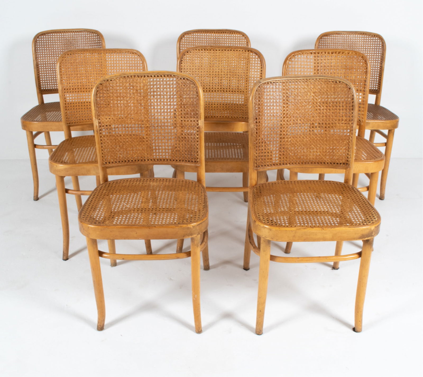 (8) HANK LOEWENSTEIN THONET-STYLE DINING CHAIRS (1 of 15)