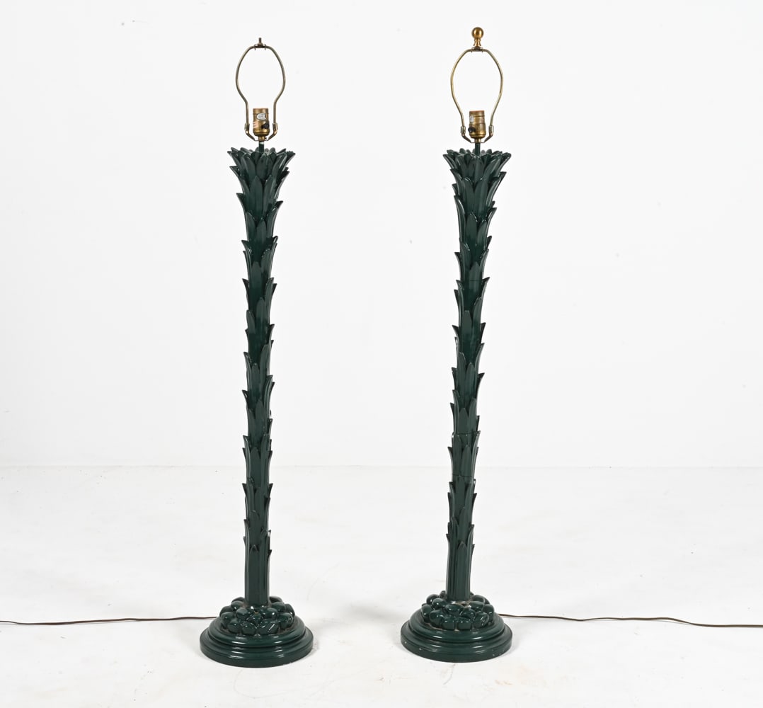 PAIR OF CHAPMAN SERGE ROCHE-STYLE LACQUER LAMPS (1 of 9)