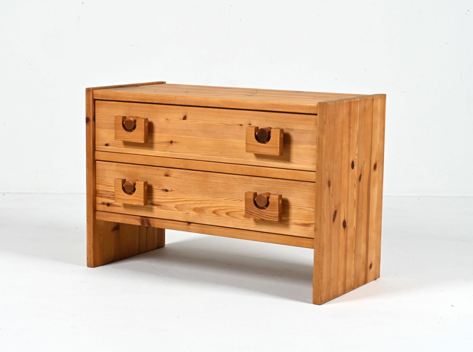 SCANDINAVIAN BRUTALIST PINE SIDE CHEST (1 of 14)