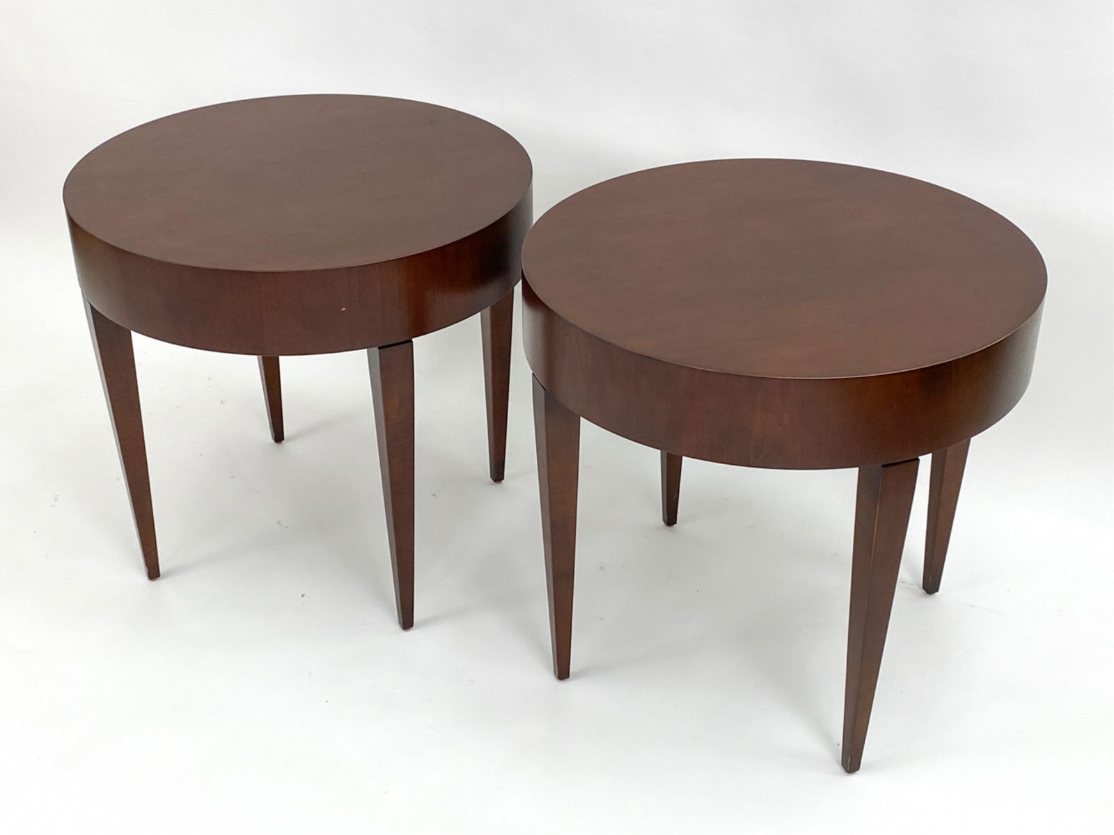 PAIR OF BARBARA BARRY FOR HBF STUDIO SIDE TABLES (1 of 10)