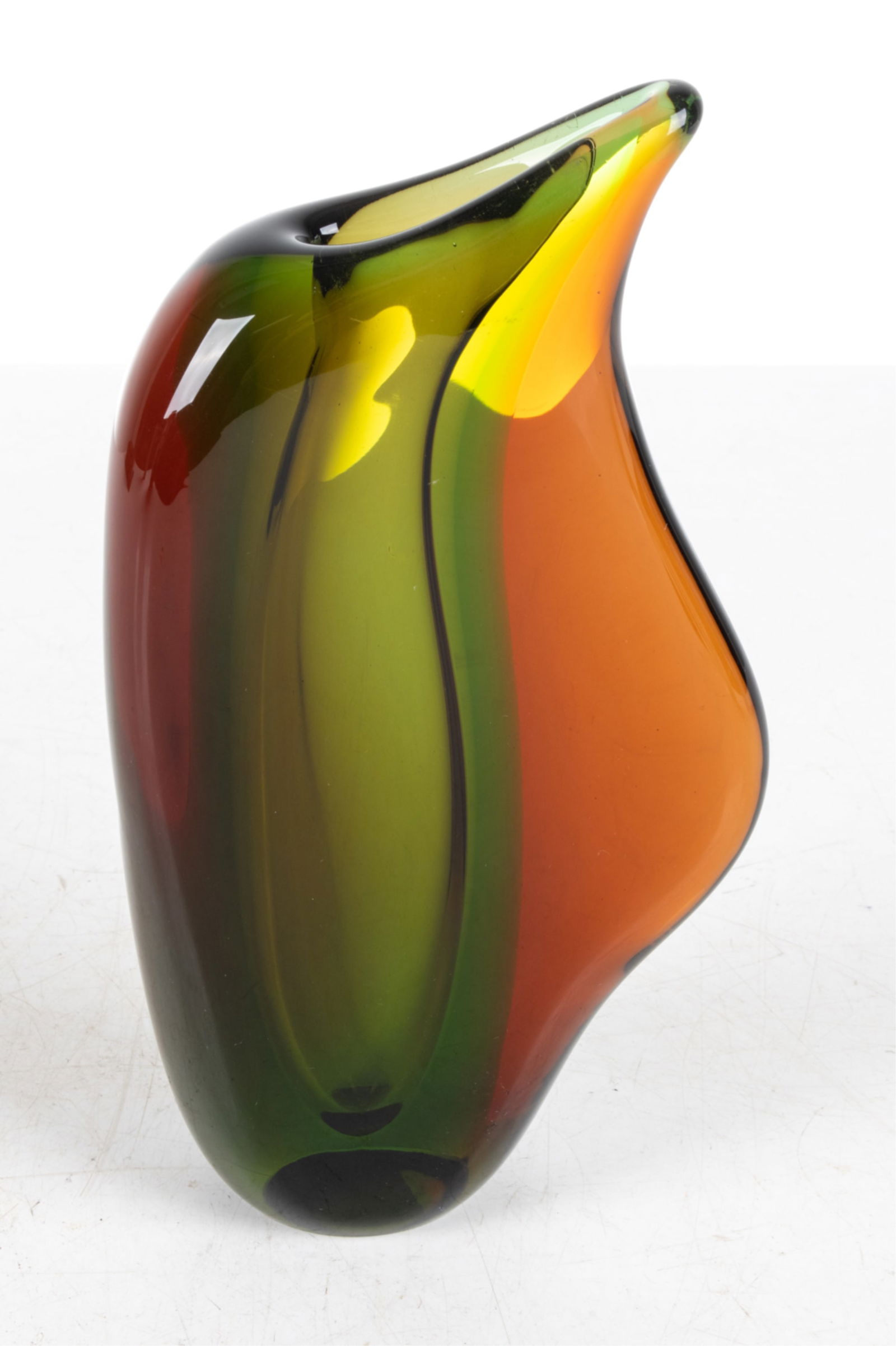 ATTR. MARIA STAHLIKOVA FOR SKRDLOVICE GLASS VASE (1 of 7)