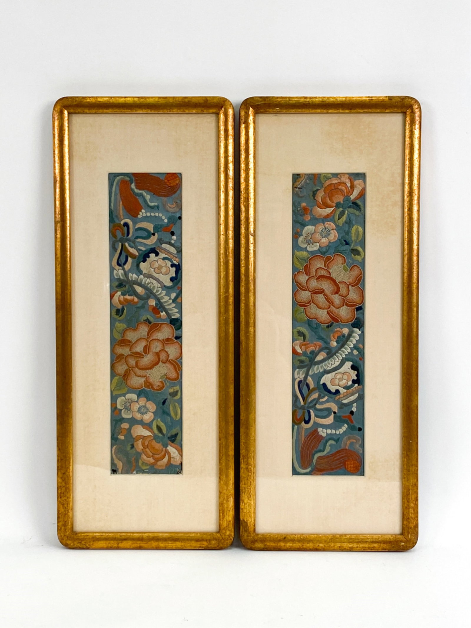 PAIR CHINESE SLEEVE EMBROIDERIES (1 of 9)