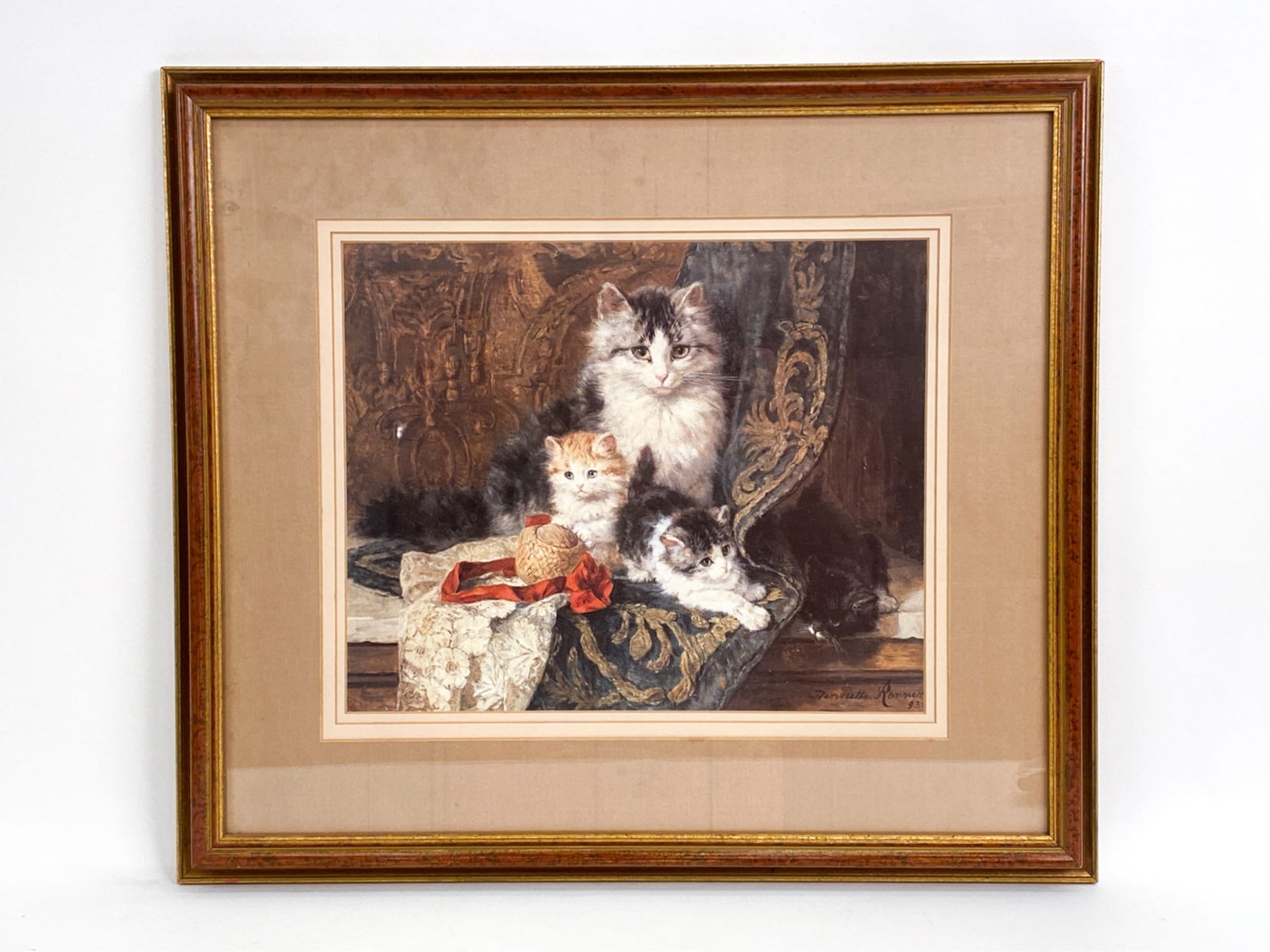 REPRODUCTION PRINT AFTER HENRIETTE RONNER CATS (1 of 5)