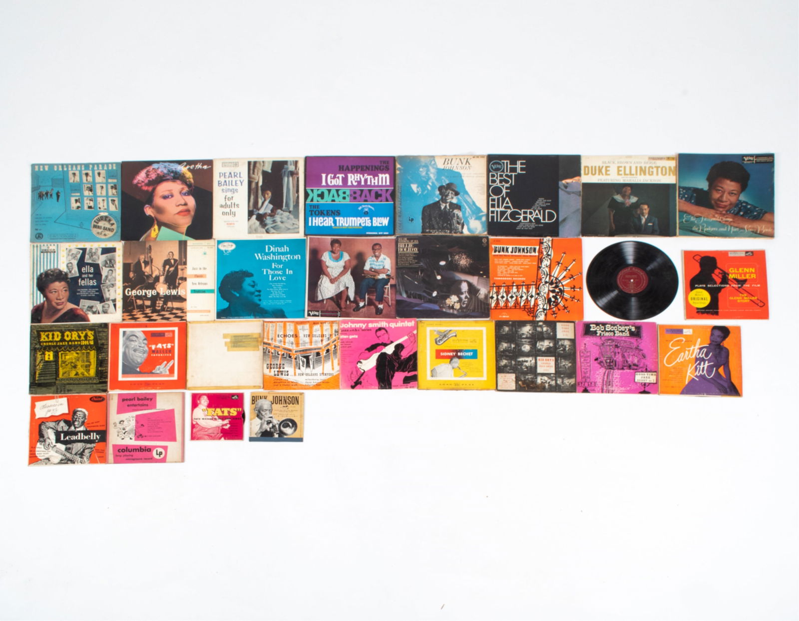 Grouping Of Vintage Jazz Records Auction