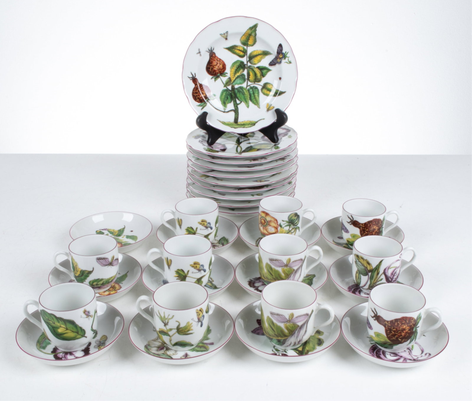 MOTTAHEDEH CHELSEA BOTANICAL DESSERT SERVICE (1 of 19)