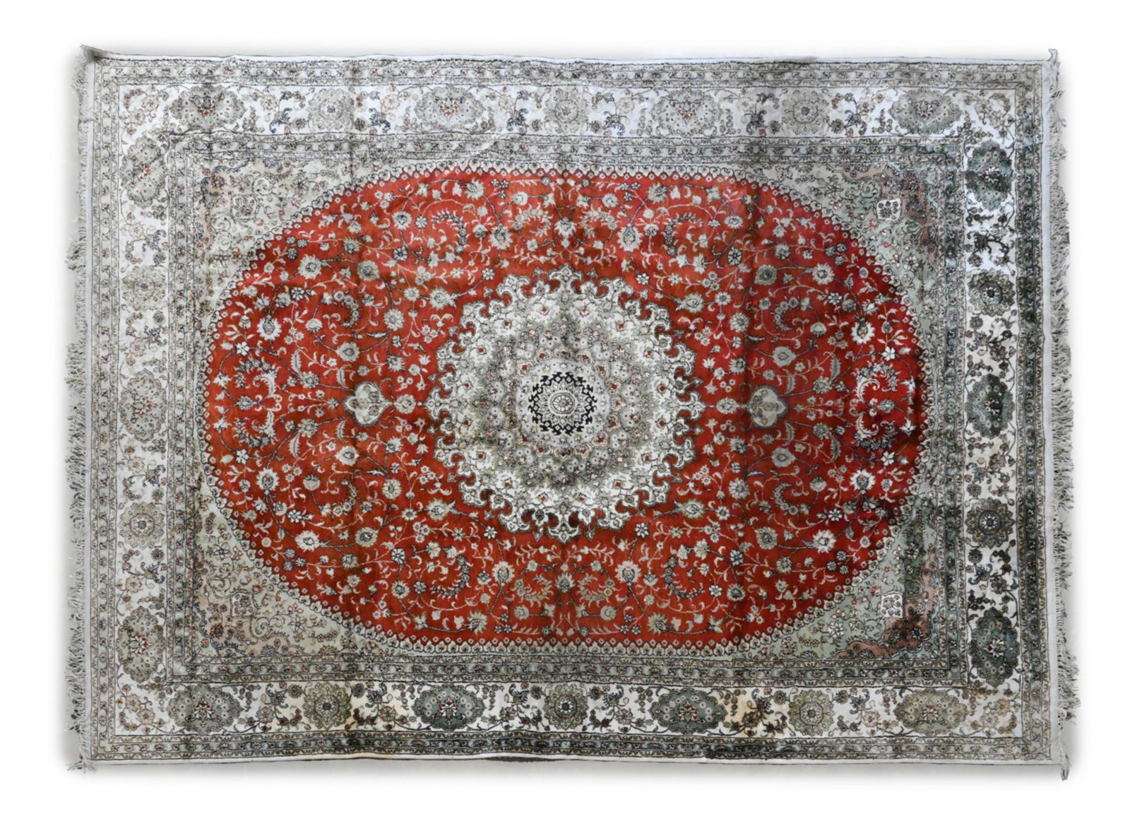 ROOM-SIZED INDO-PERSIAN TABRIZ RUG (1 of 12)
