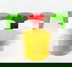 (7) POSTMODERN VINYL CYLINDER OTTOMANS