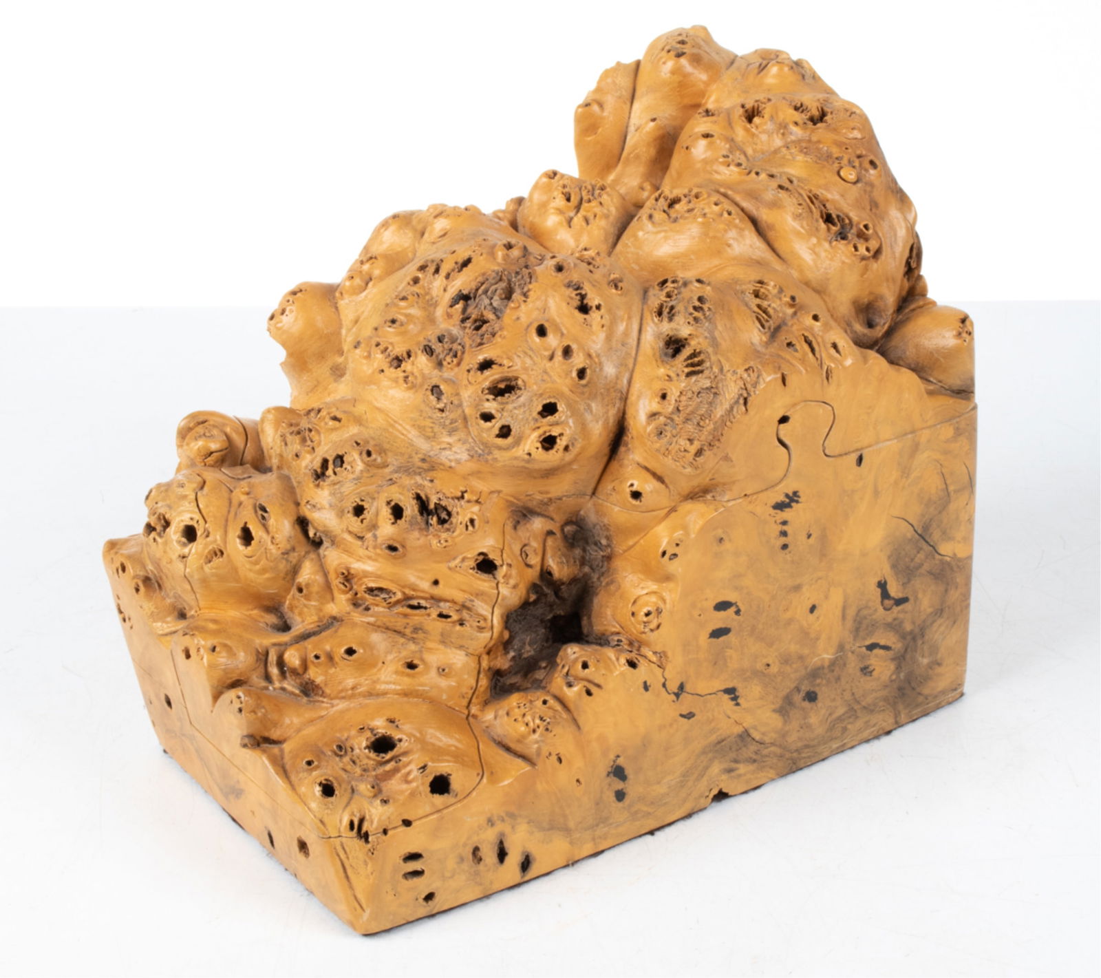 HAND-CRAFTED LIVE EDGE BURLWOOD PUZZLE BOX (1 of 12)