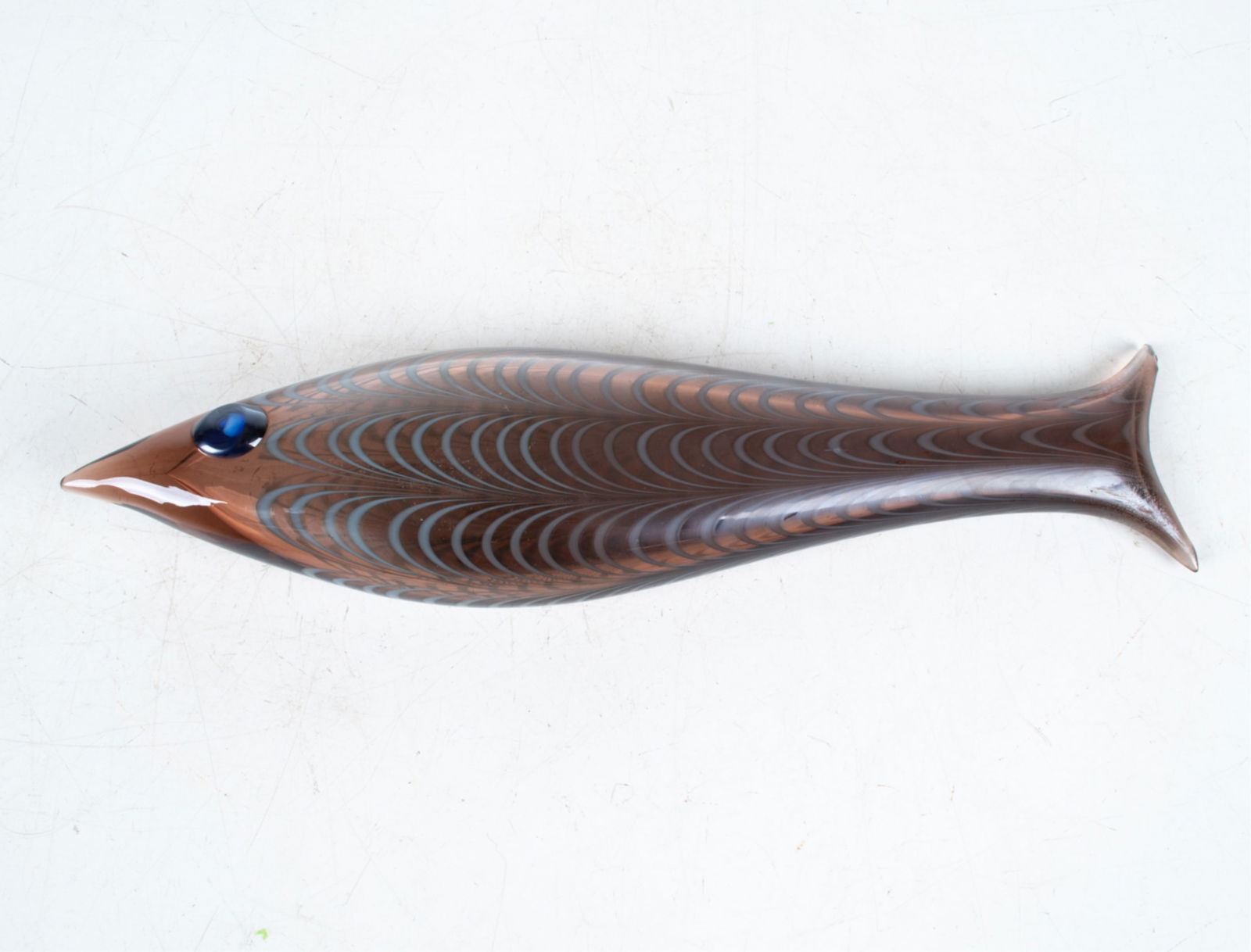 MANNER OF KEN SCOTT FOR VENINI ART GLASS FISH (1 of 6)