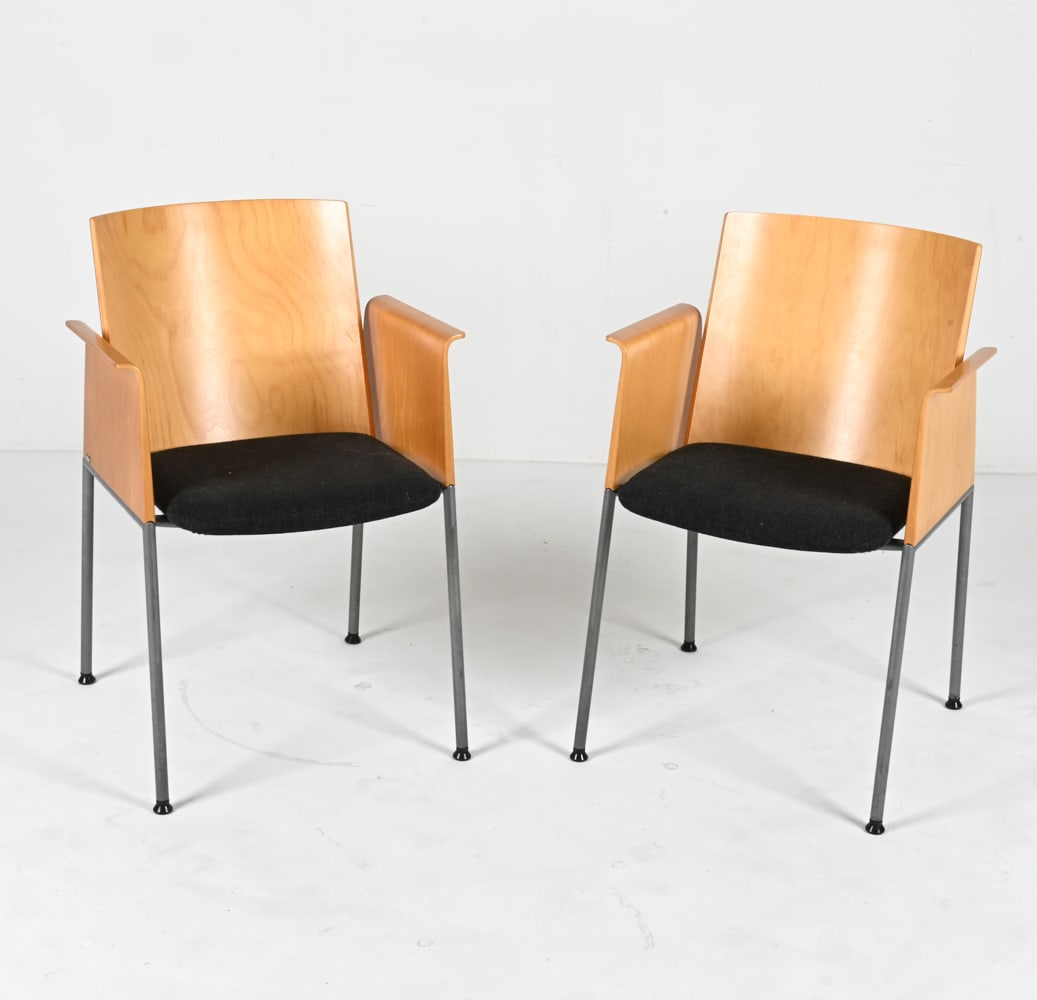 PAIR OF SWEDISH MODERN ARMCHAIRS BY EFG (1 of 14)