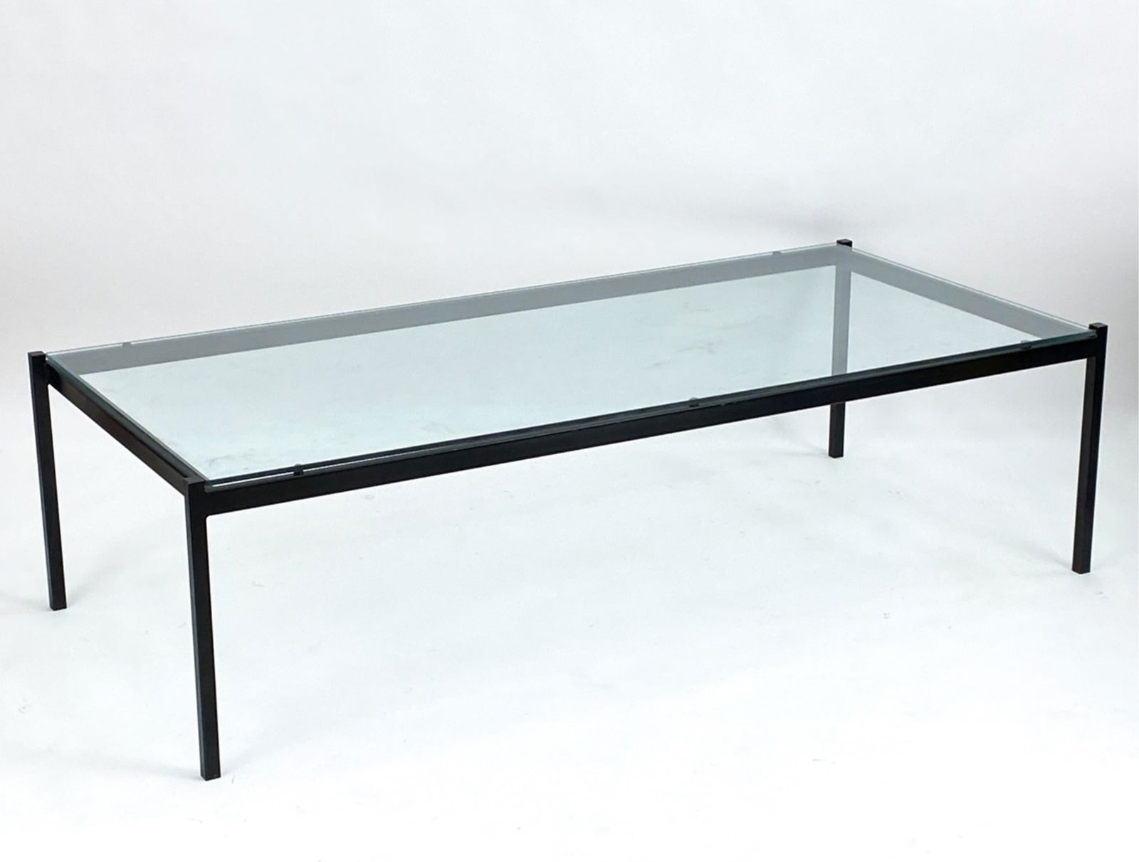 MODERNIST METAL & GLASS COFFEE TABLE (1 of 10)