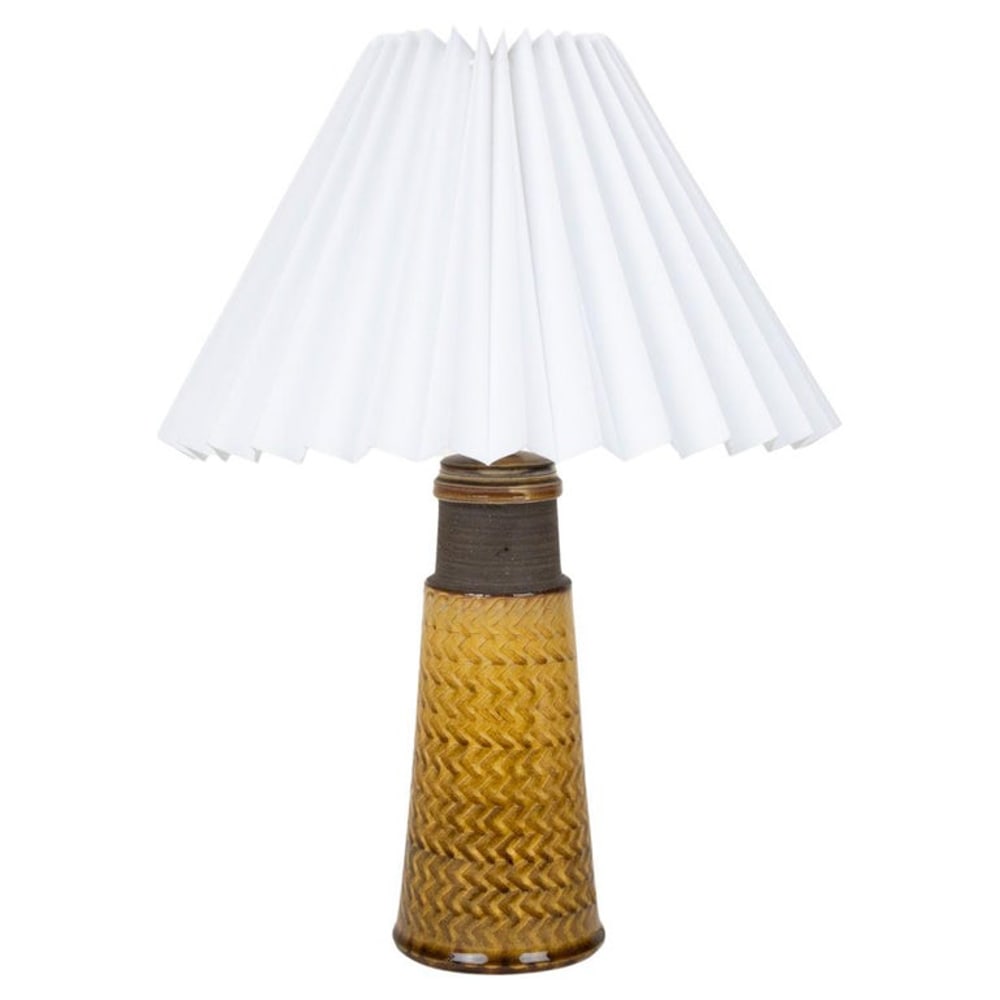 NILS KAHLER FOR HAK STONEWARE TABLE LAMP (1 of 8)