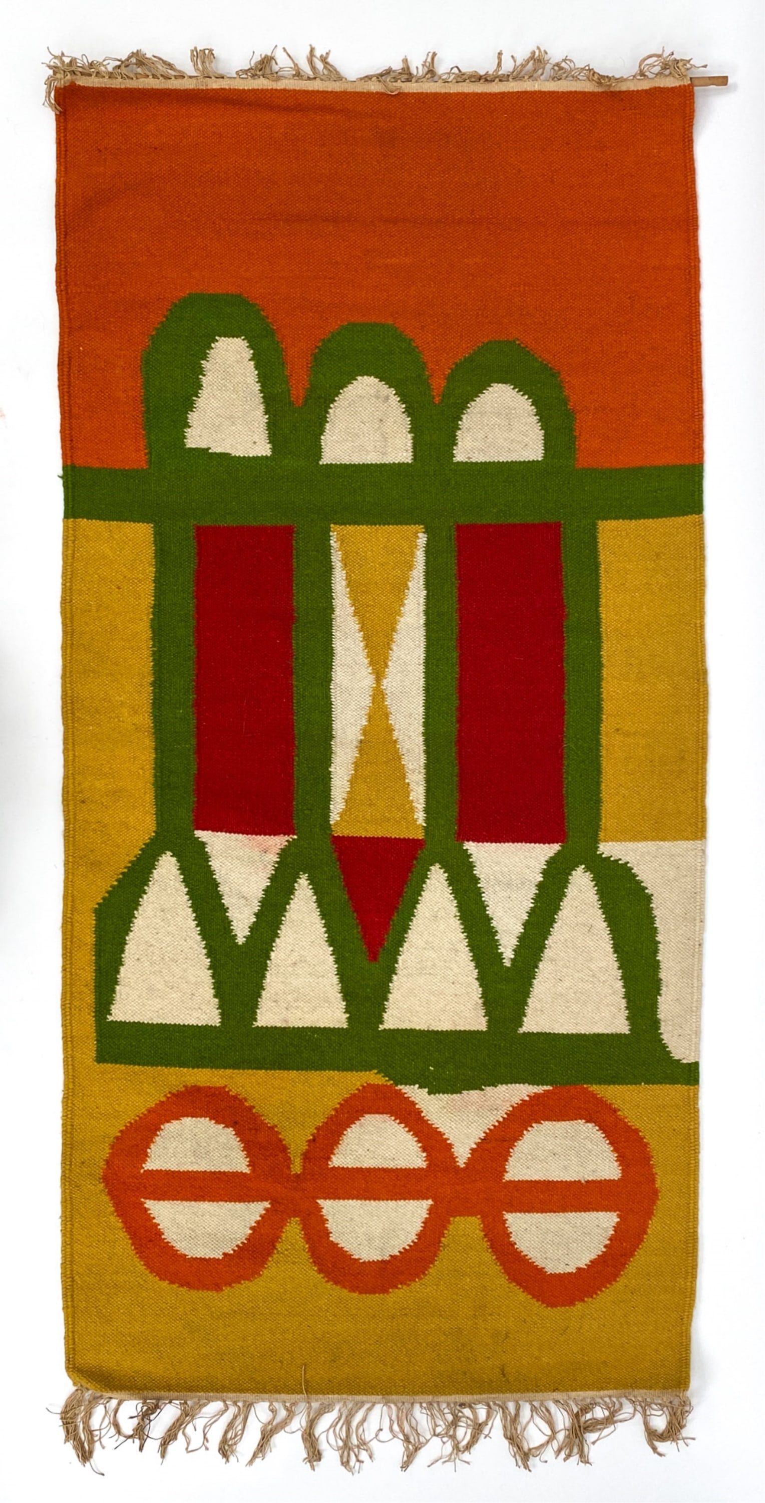 MID-CENTURY WOVEN WALL HANGING (1 of 8)