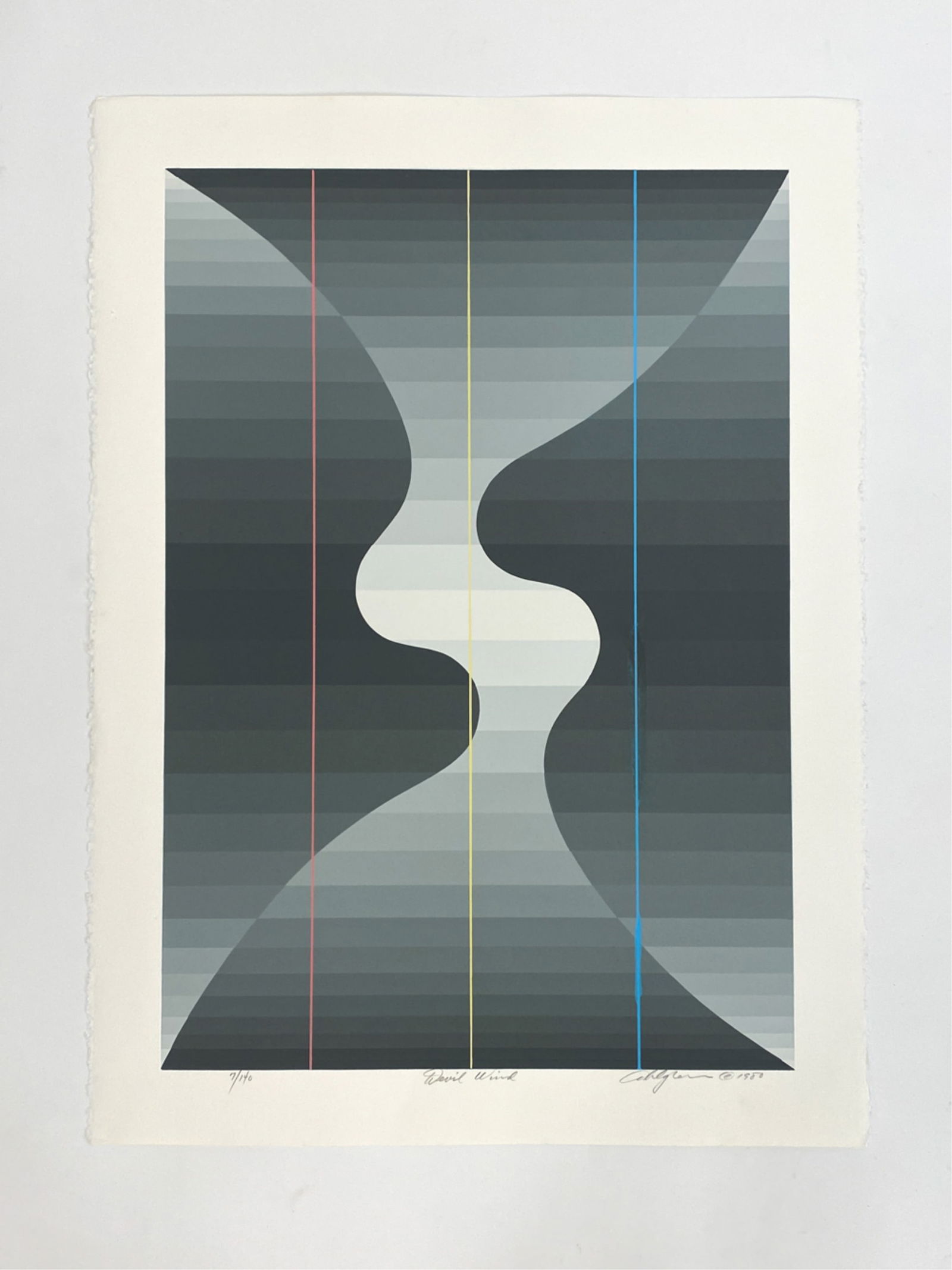 ROY AHLGREN (1927-2011) SILKSCREEN (1 of 6)