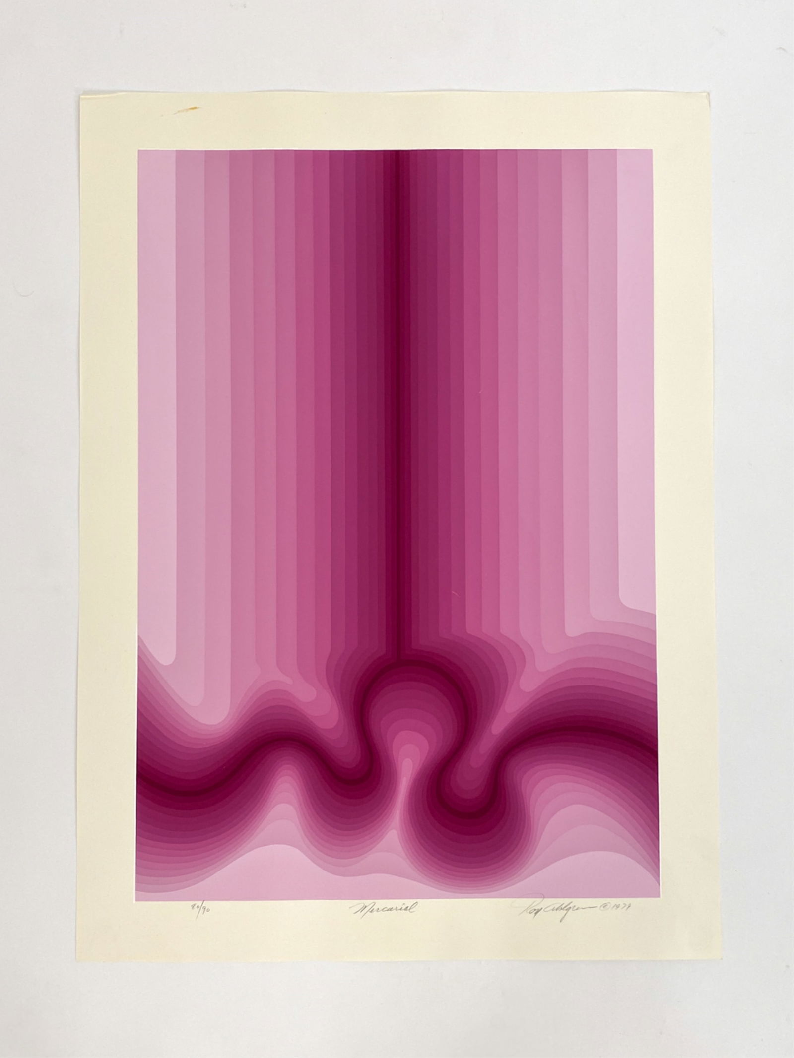 ROY AHLGREN (1927-2011) SILKSCREEN (1 of 8)