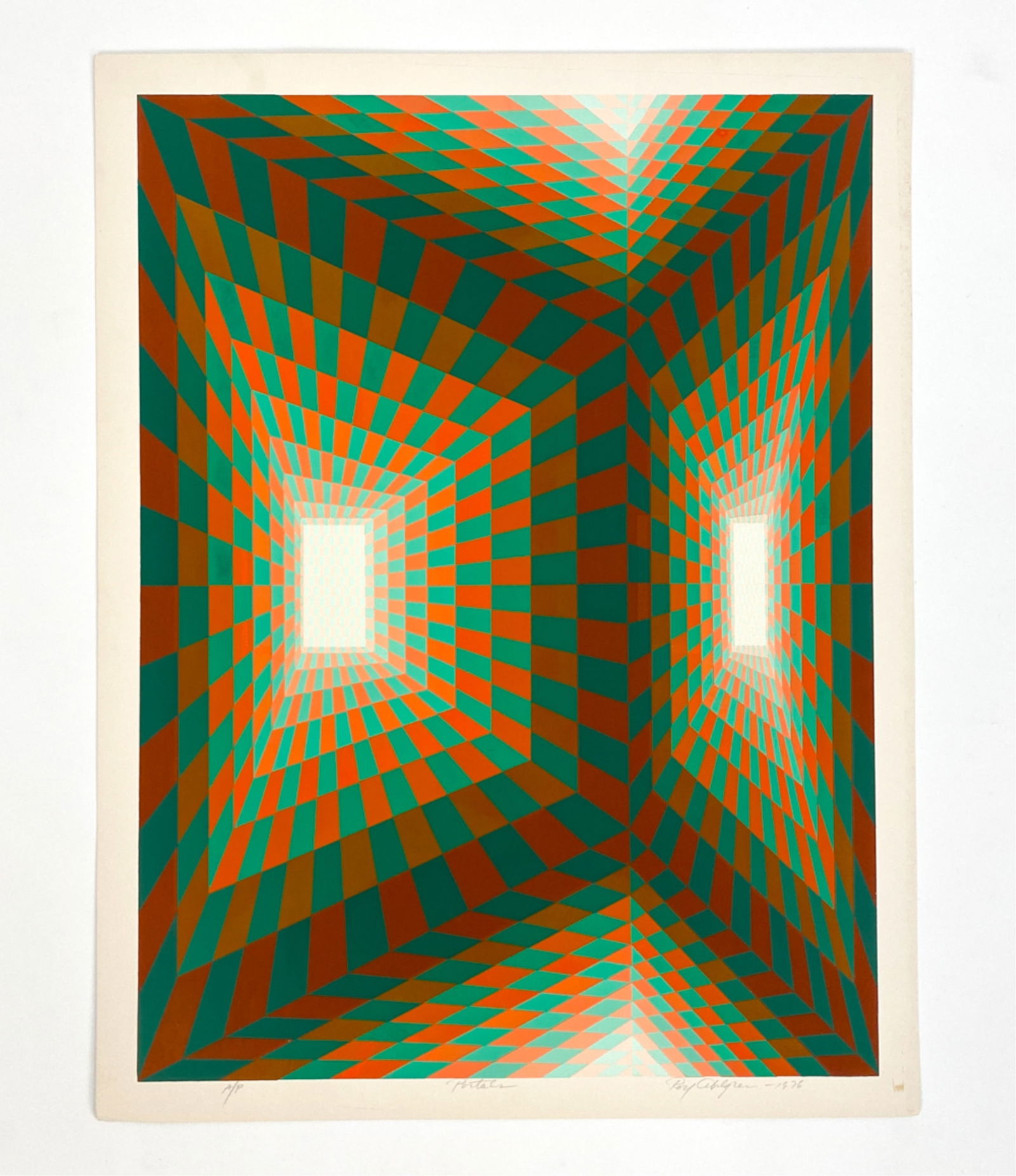 ROY AHLGREN (1927-2011) SILKSCREEN (1 of 8)