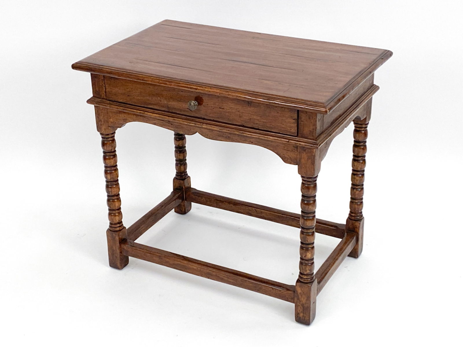 BAUSMAN JACOBEAN-STYLE ONE-DRAWER TAVERN TABLE (1 of 15)