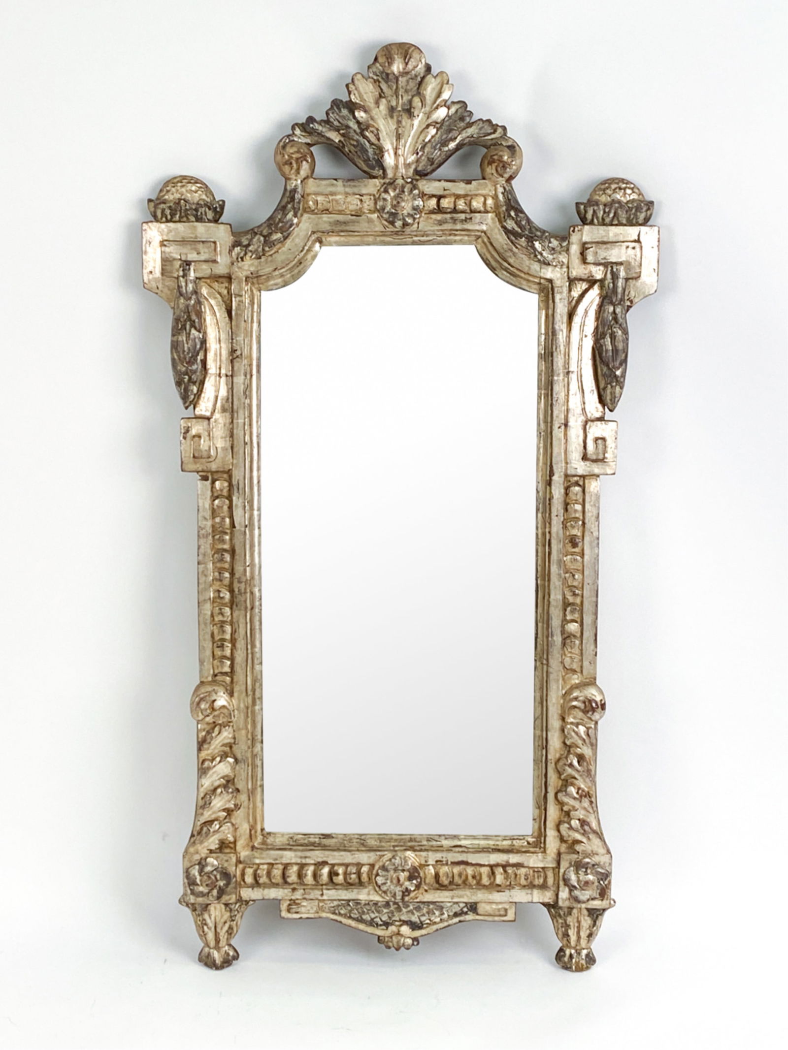 18TH C.-STYLE FAUX SILVERED MIRROR (1 of 11)