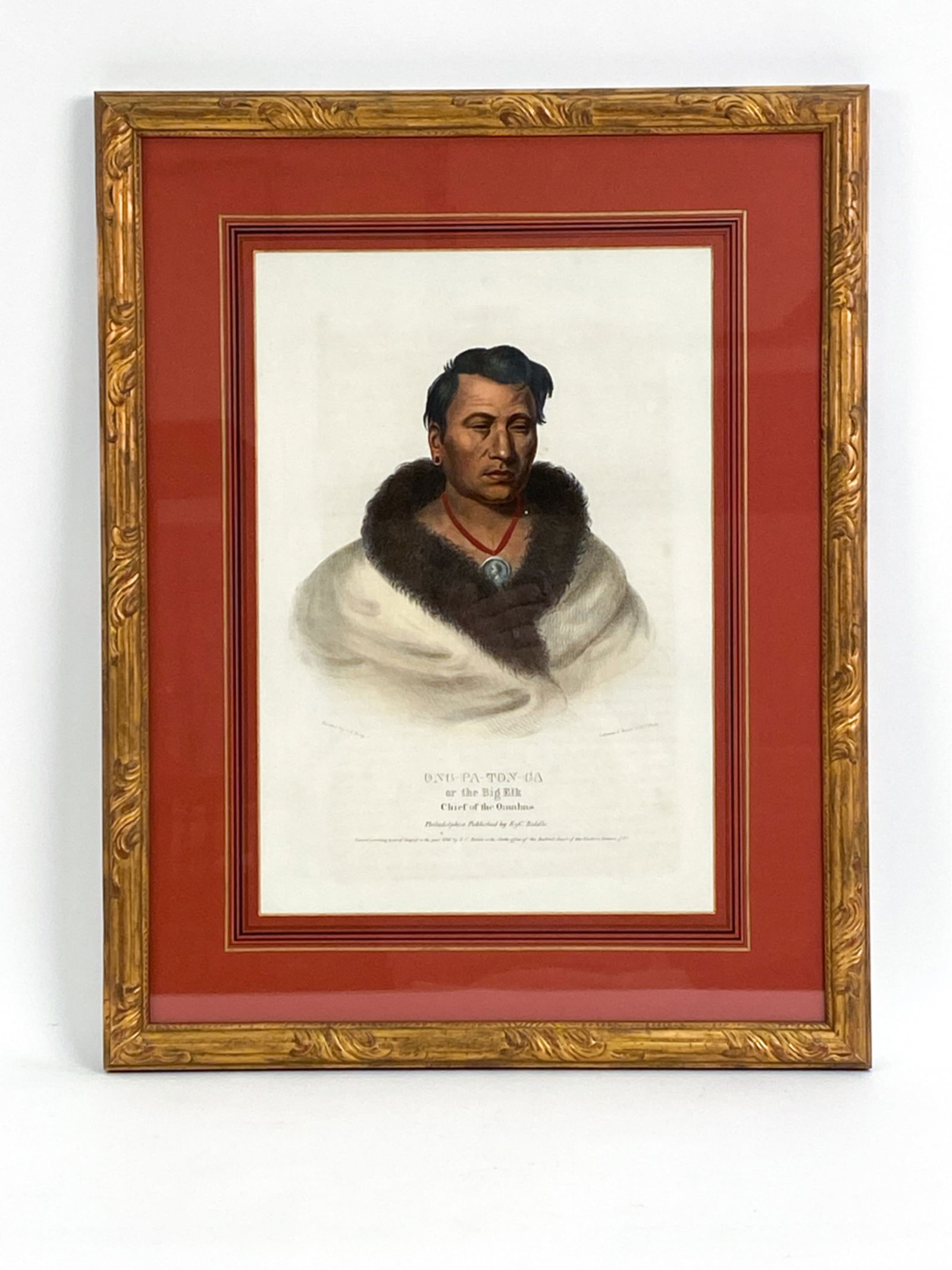 MCKENNEY & HALL ORIGINAL LITHOGRAPH "ONG-PA-TON-GA (1 of 8)