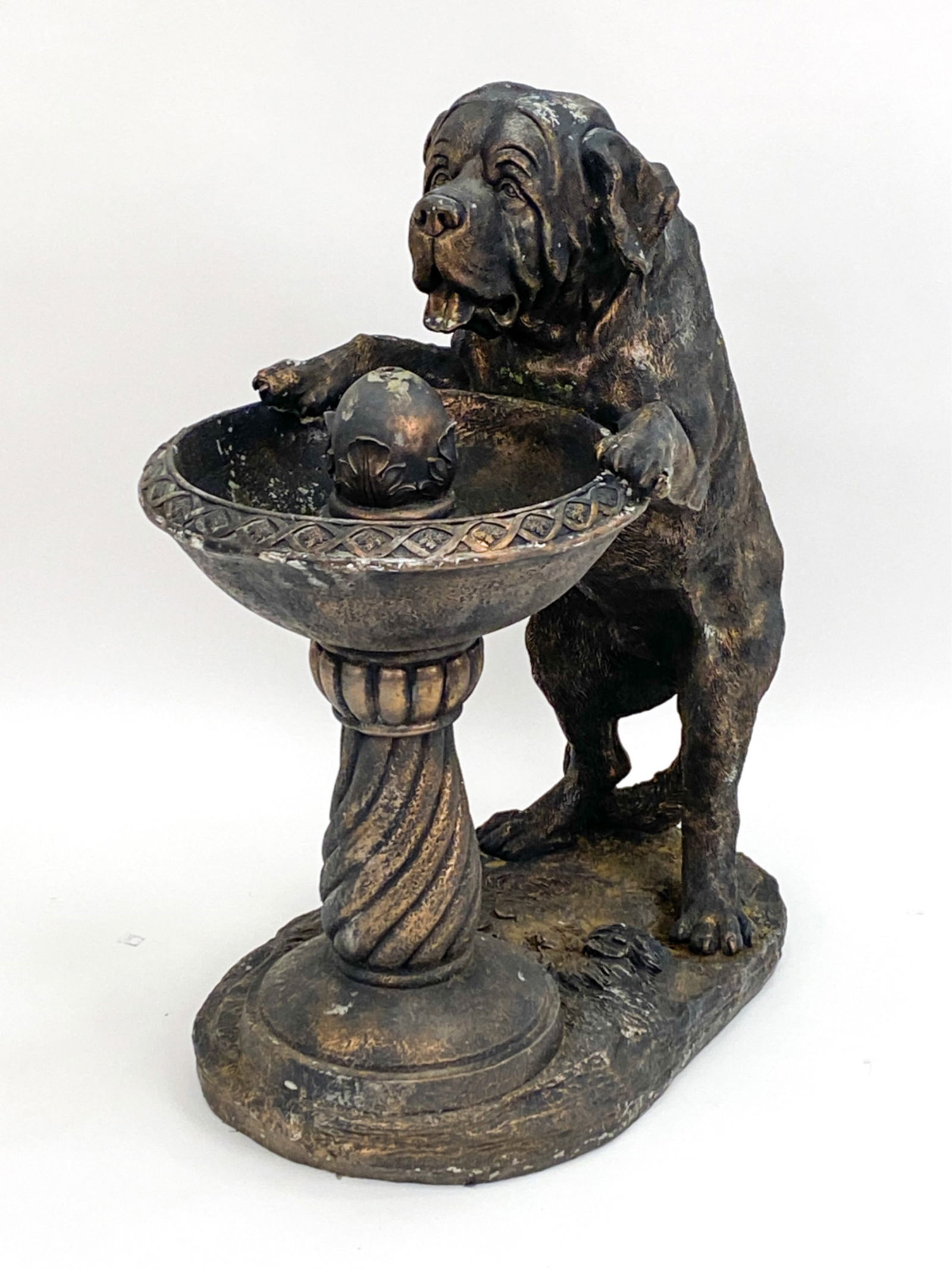 MODERN COMPOSITION DOG FOUNTAIN (1 of 18)