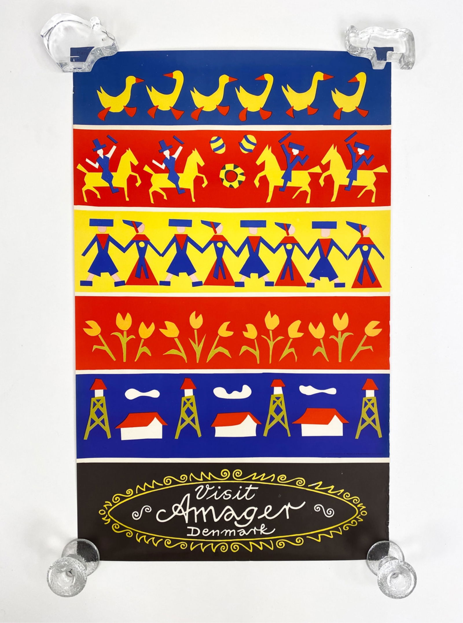 DANISH TRAVEL POSTER C. 1950'S (1 of 3)