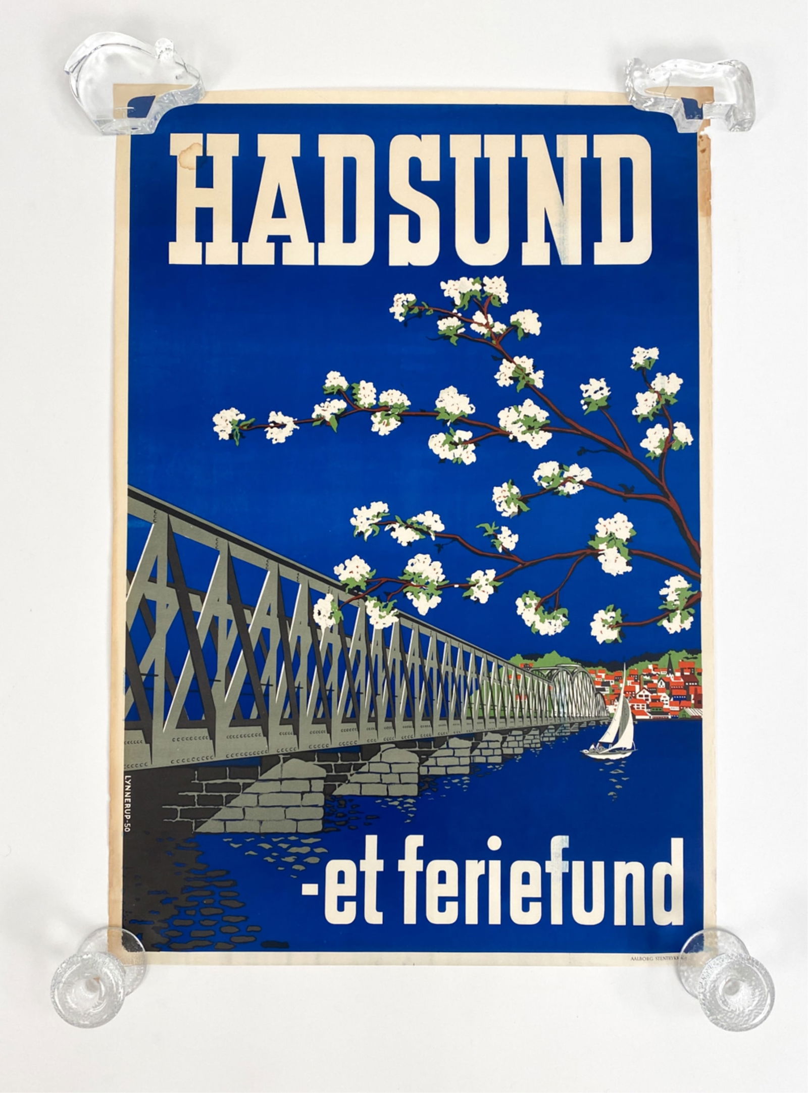 DANISH TRAVEL POSTER C. 1950'S (1 of 6)