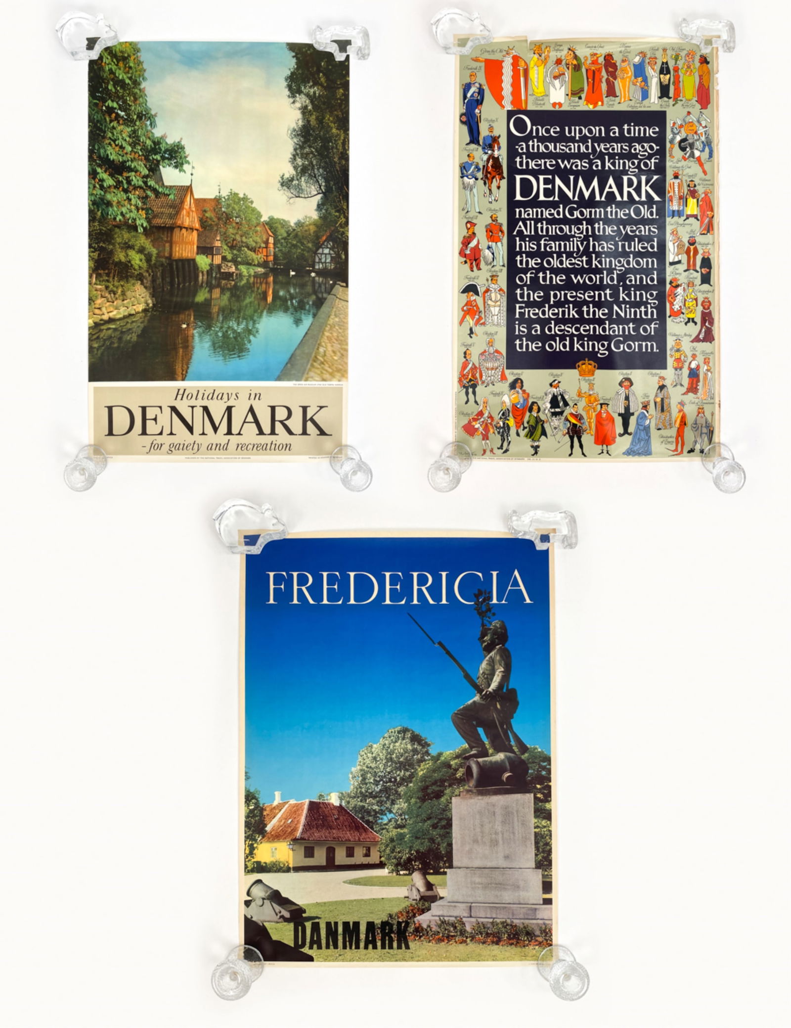 (3) DANISH TRAVEL POSTERS C. 1950'S (1 of 15)