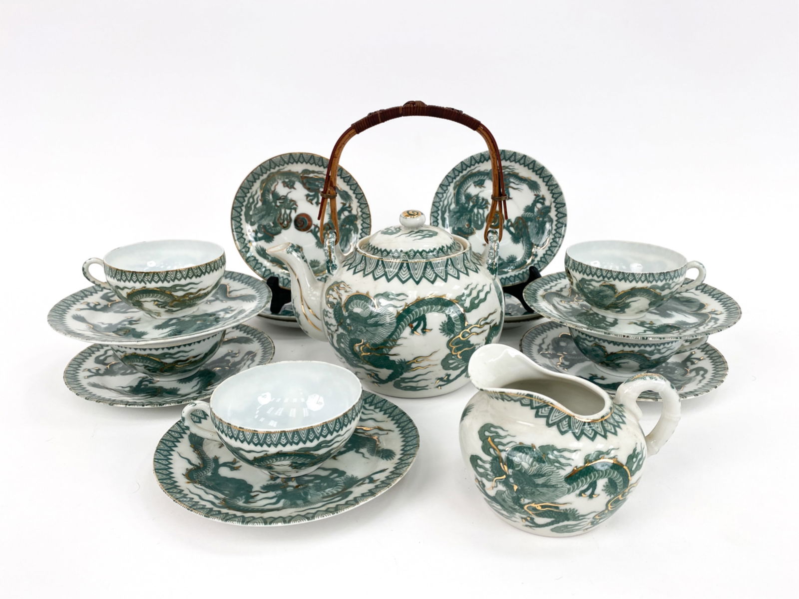 CONTEMPORARY ASIAN EGGSHELL PORCELAIN TEA SET (1 of 12)