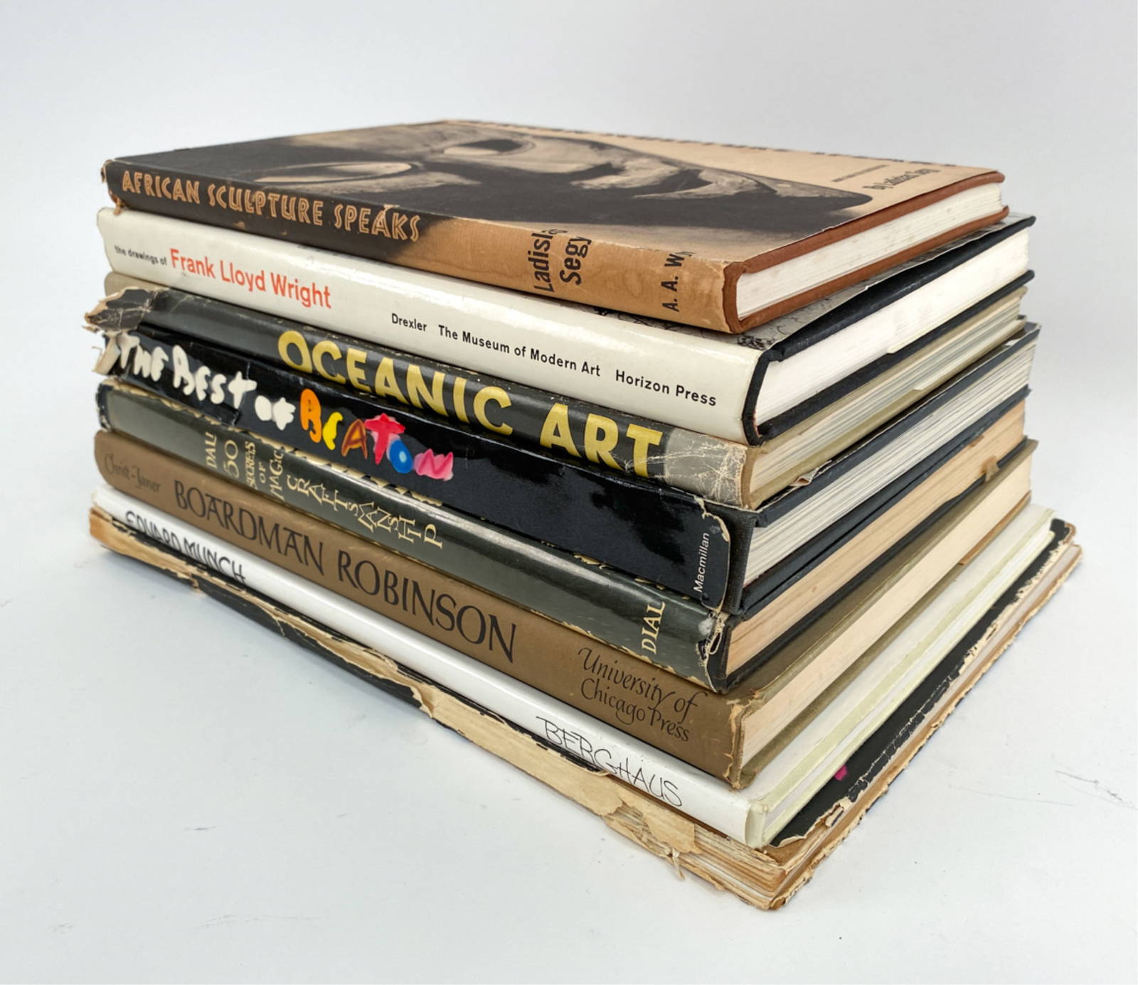 (8) Vintage Art Books; Various Subjects Auction