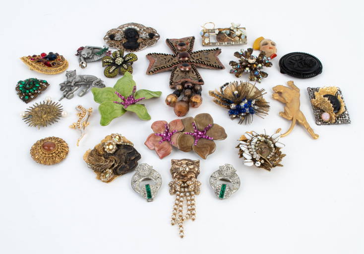 Vintage Statement Costume Jewelry Incl. Signed