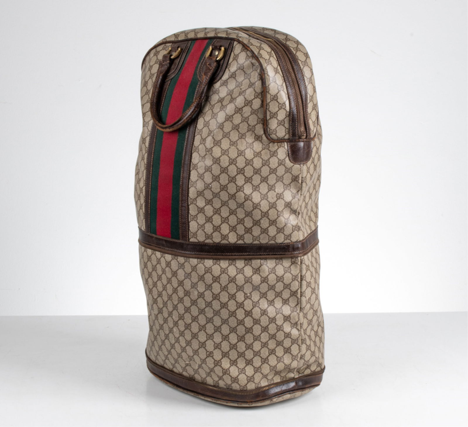 1970'S GUCCI COATED CANVAS TRAVEL BAG (1 of 15)