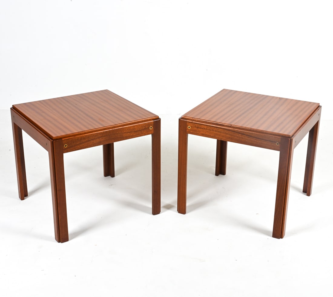 (2) WIKKELSO FOR CFC SILKEBORG MAHOGANY END TABLES (1 of 14)