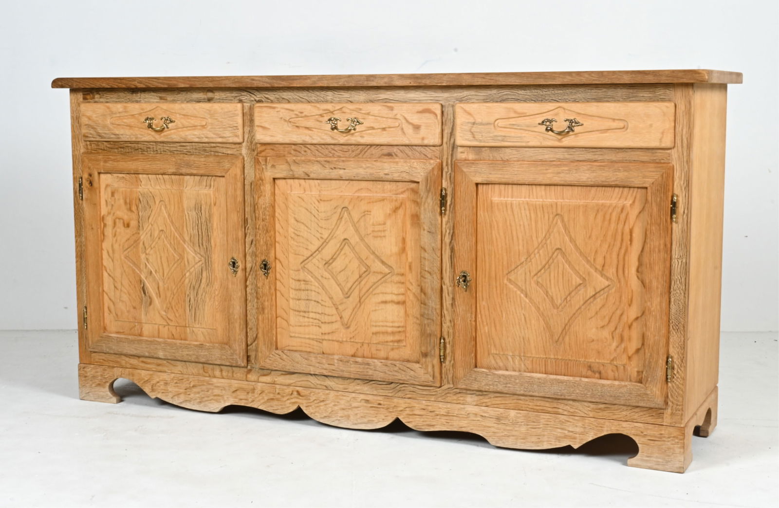 MANNER OF HENNING KJAERNULF OAK BUFFET CABINET (1 of 19)