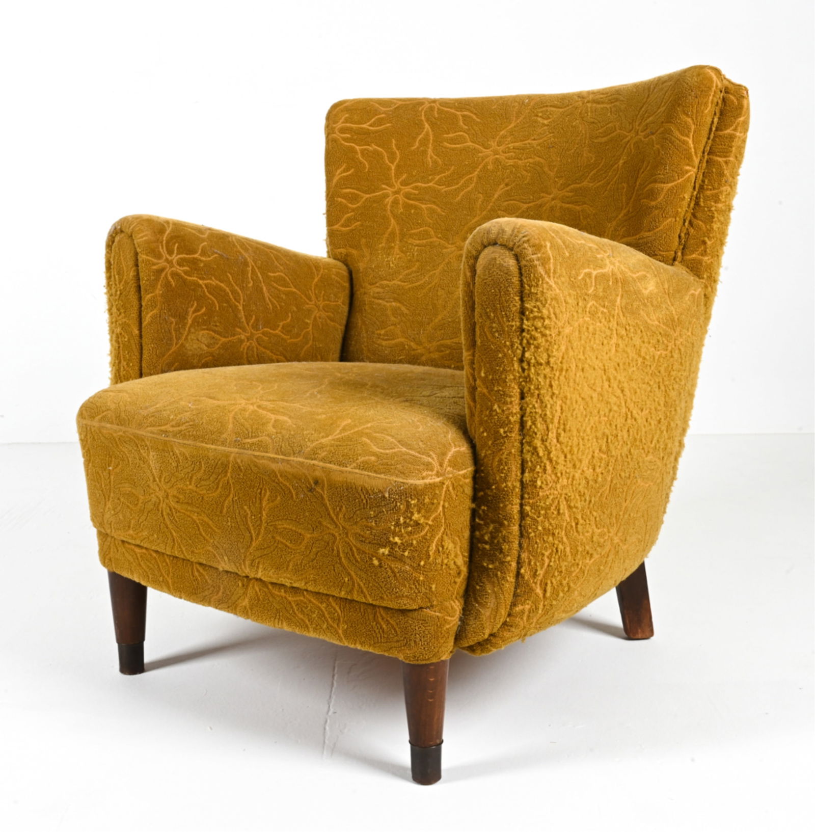 DANISH CABINETMAKER EASY CHAIR, C. 1930'S (1 of 15)