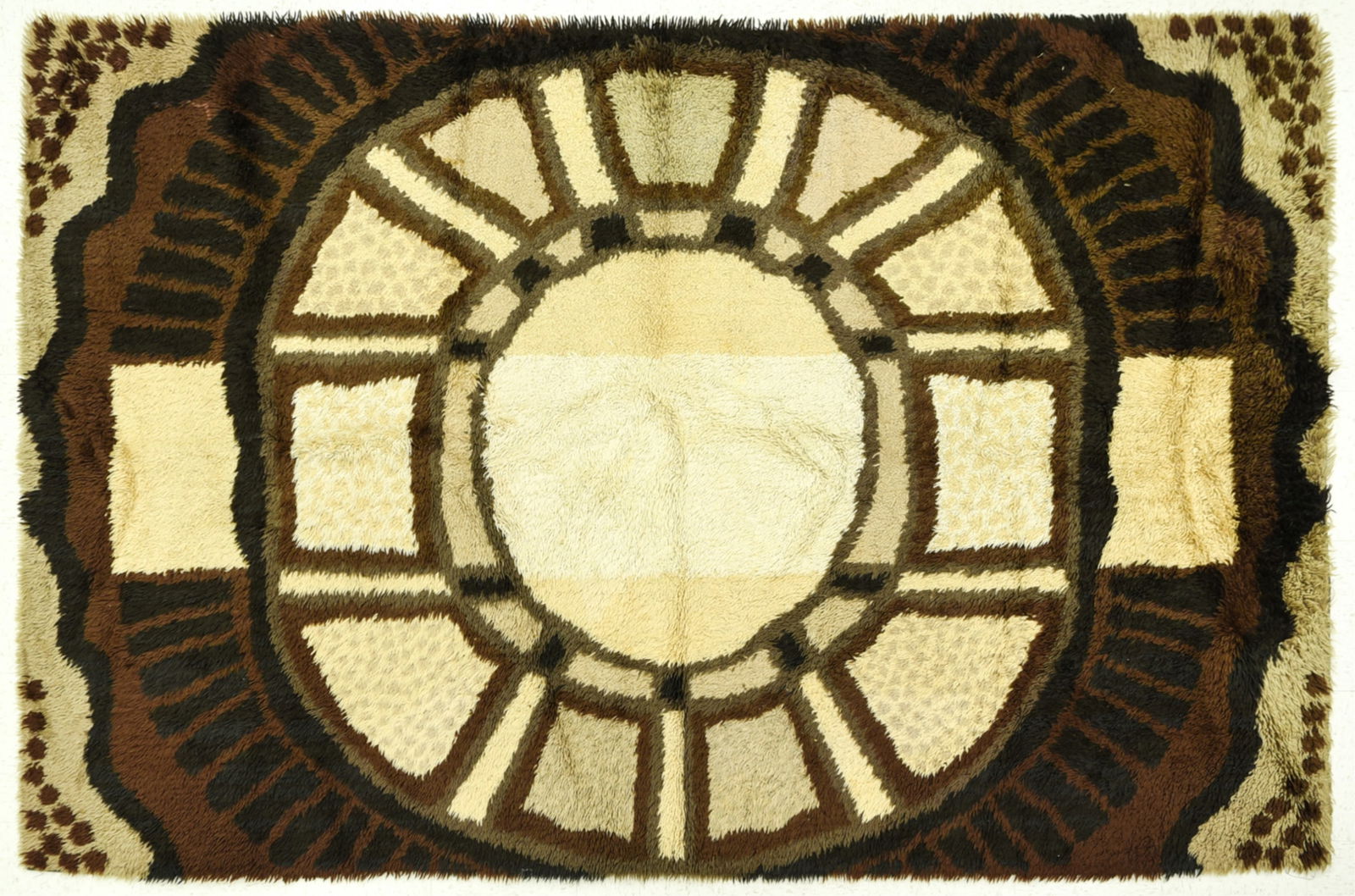 DANISH ABSTRACT RYA AREA RUG (1 of 7)