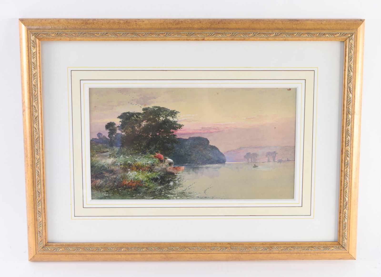 THOMAS DINGLE, JR. BRITISH (1844-1919) WATERCOLOR (1 of 8)