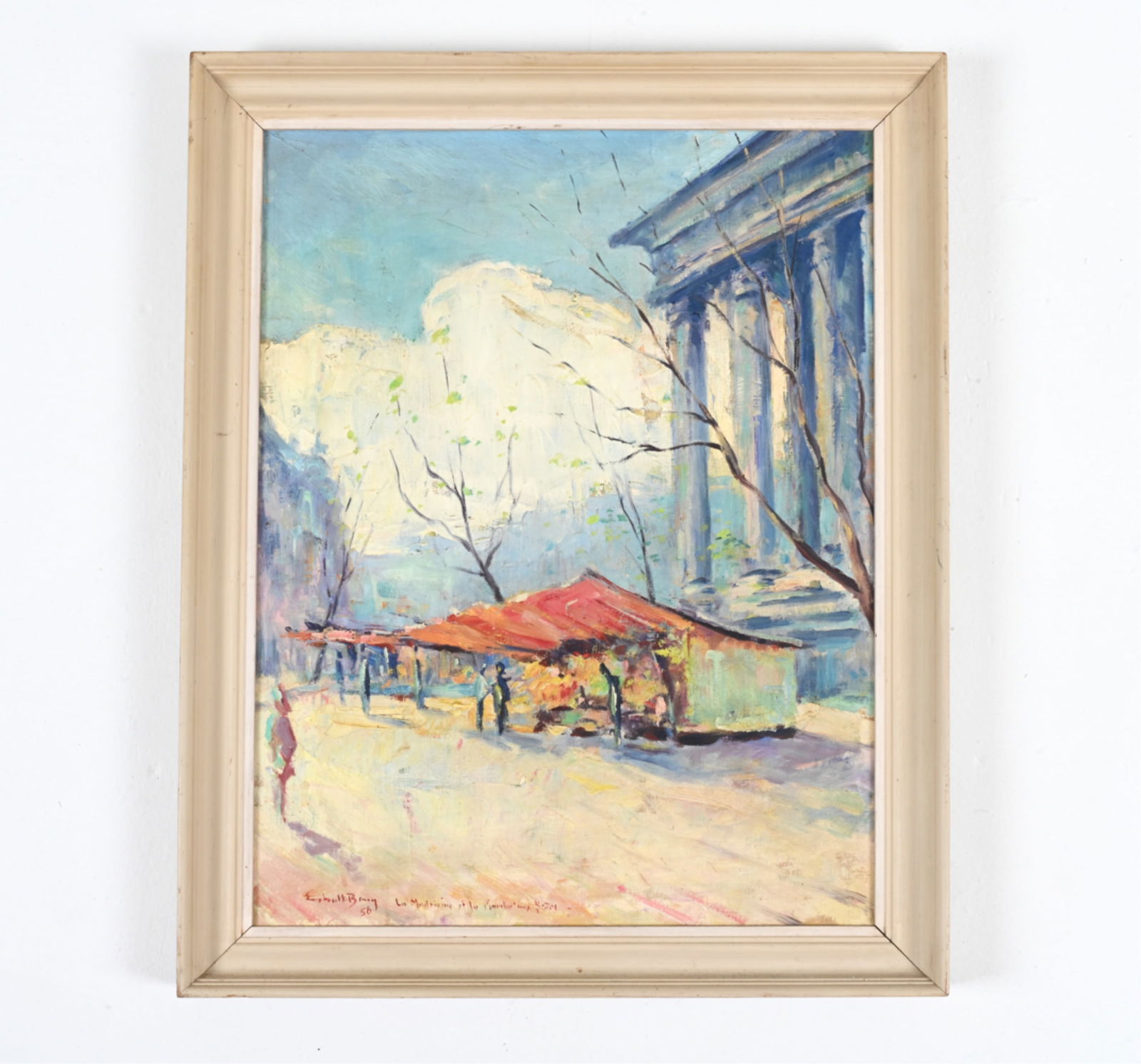 FRENCH MID-CENTURY ORIGINAL SIGNED O/C (1 of 7)