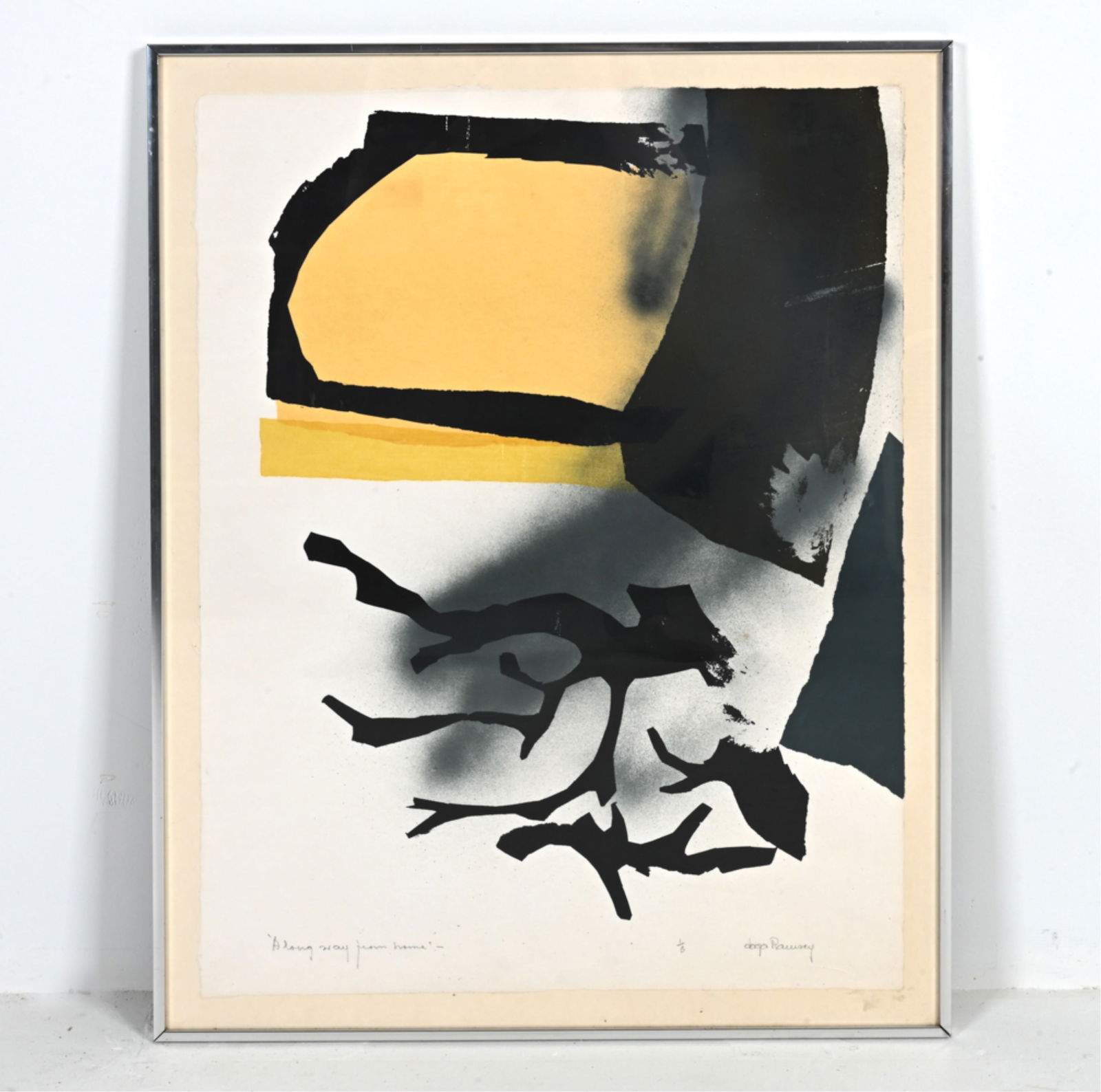 DAGA RAMSEY (20TH C.) ABSTRACT SIGNED SERIGRAPH (1 of 8)