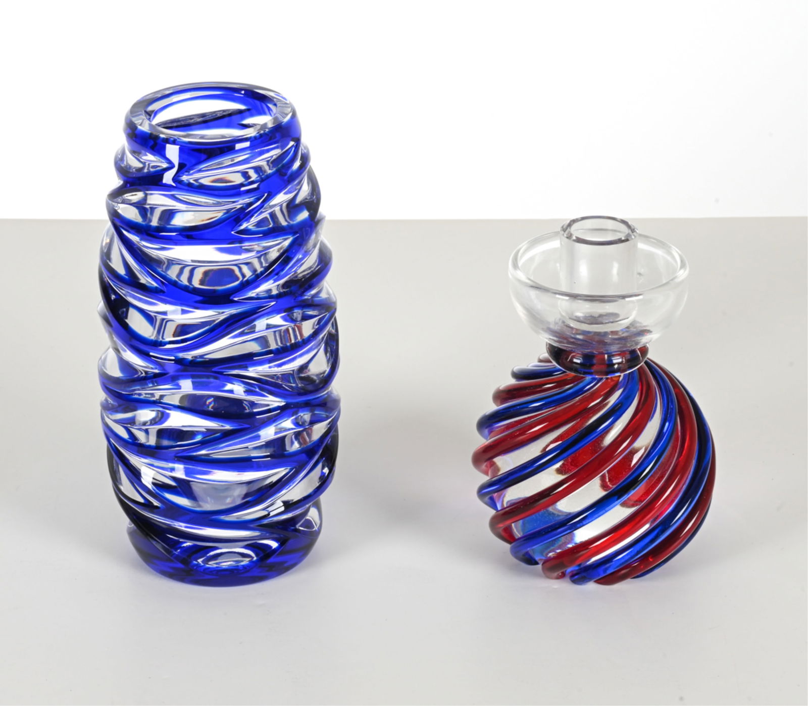 (2) TIFFANY & CO. ART GLASS VASES INCL. SEGUSO (1 of 10)