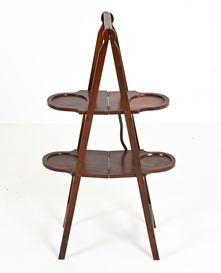 FOLDING TIERED PLANT STAND OR CAKE STAND (1 of 15)