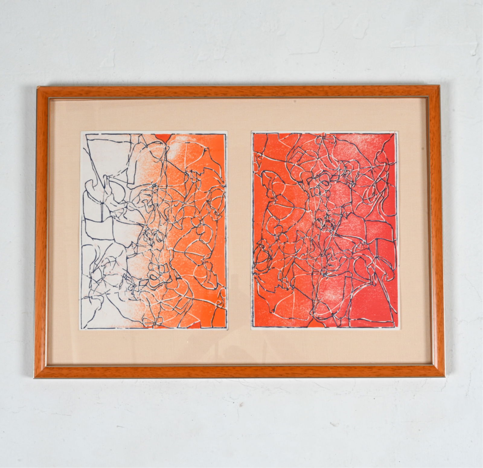 (2) ABSTRACT ORIGINAL PRINTS, SIGNED (1 of 6)