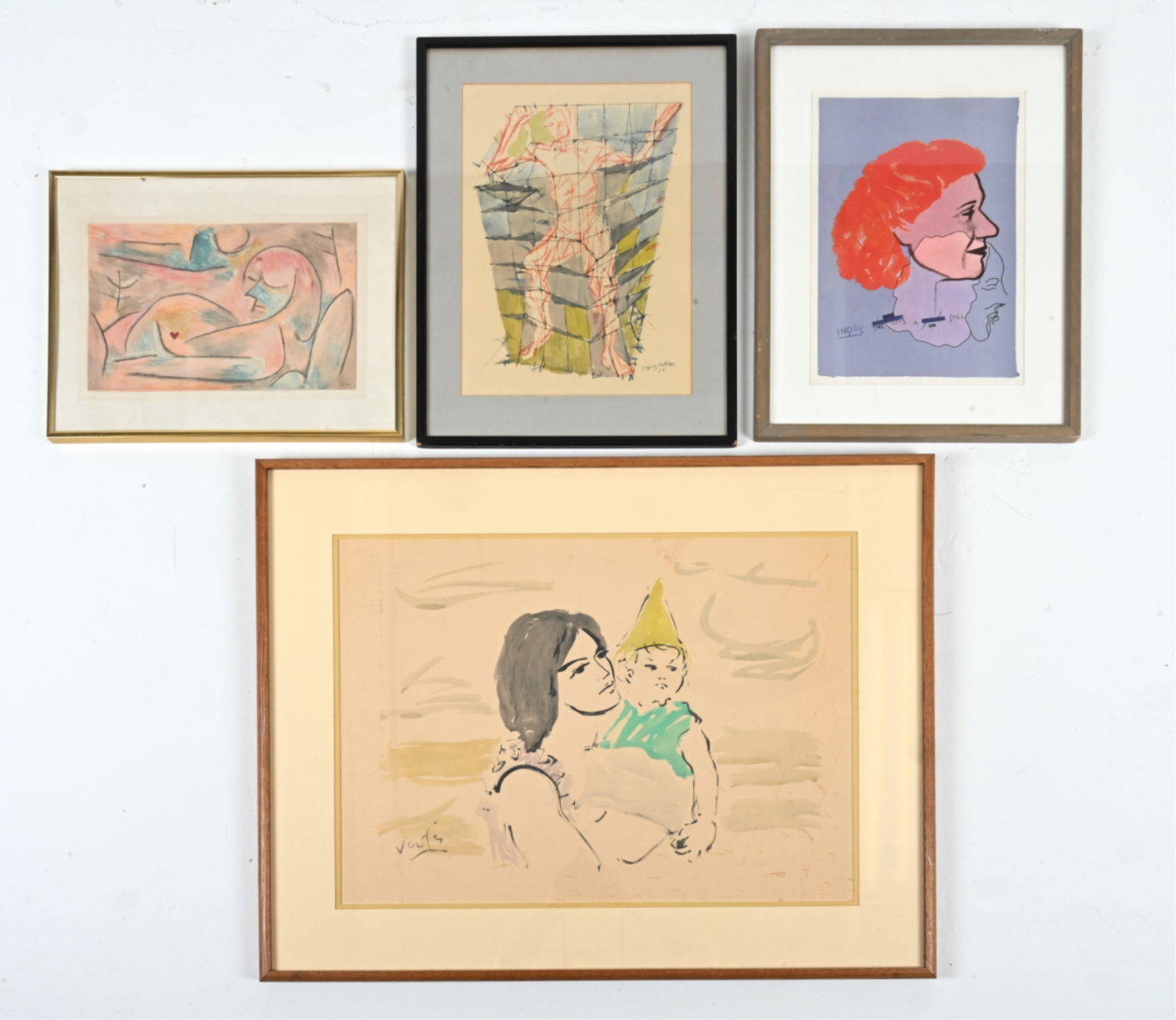 (4) 20TH C. PRINTS; KLEE, VILLON, VERTES & KITAJ (1 of 15)