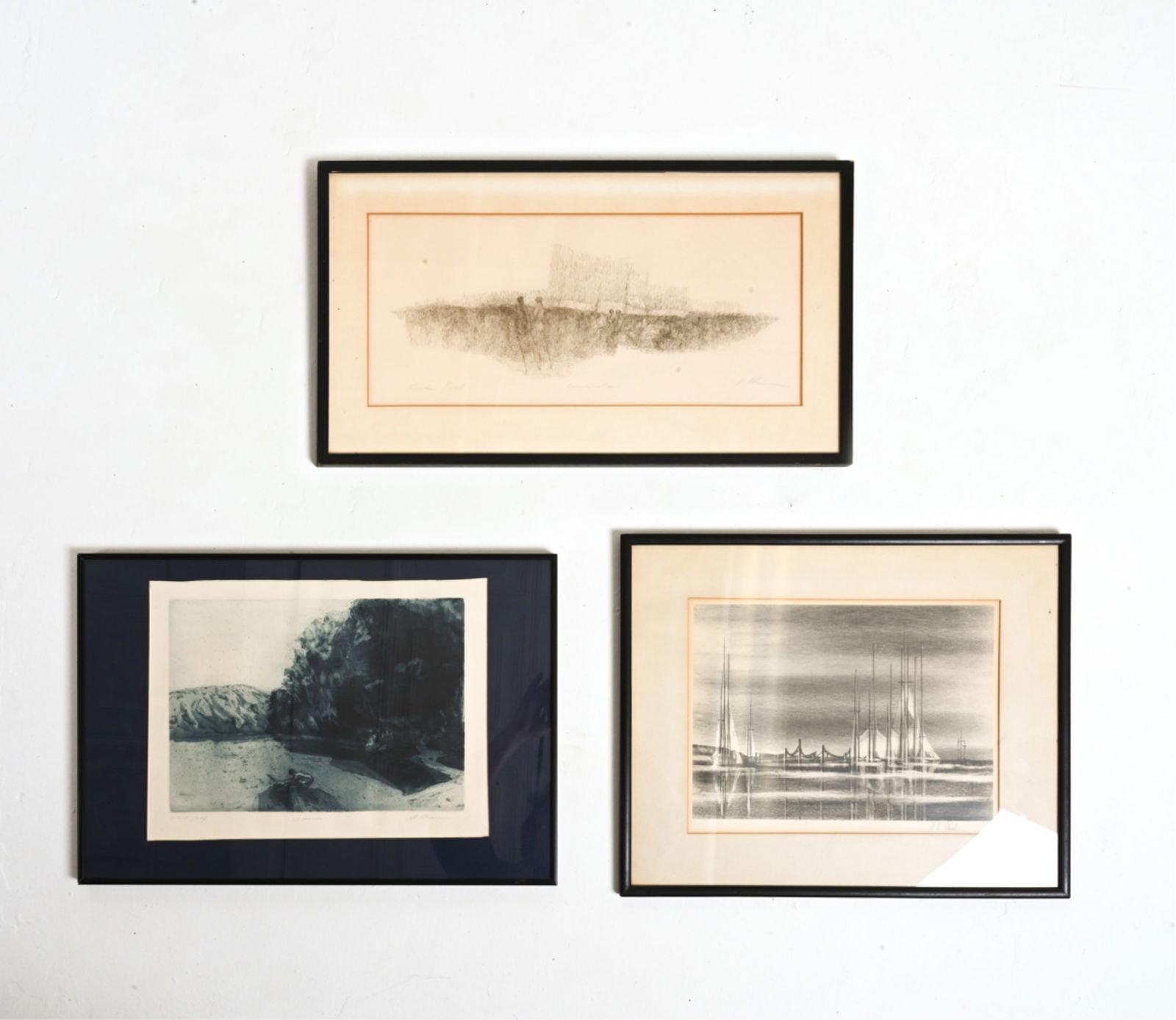 (3) MID-CENTURY SIGNED PRINTS; ALTMAN, FLORSHEIM (1 of 9)