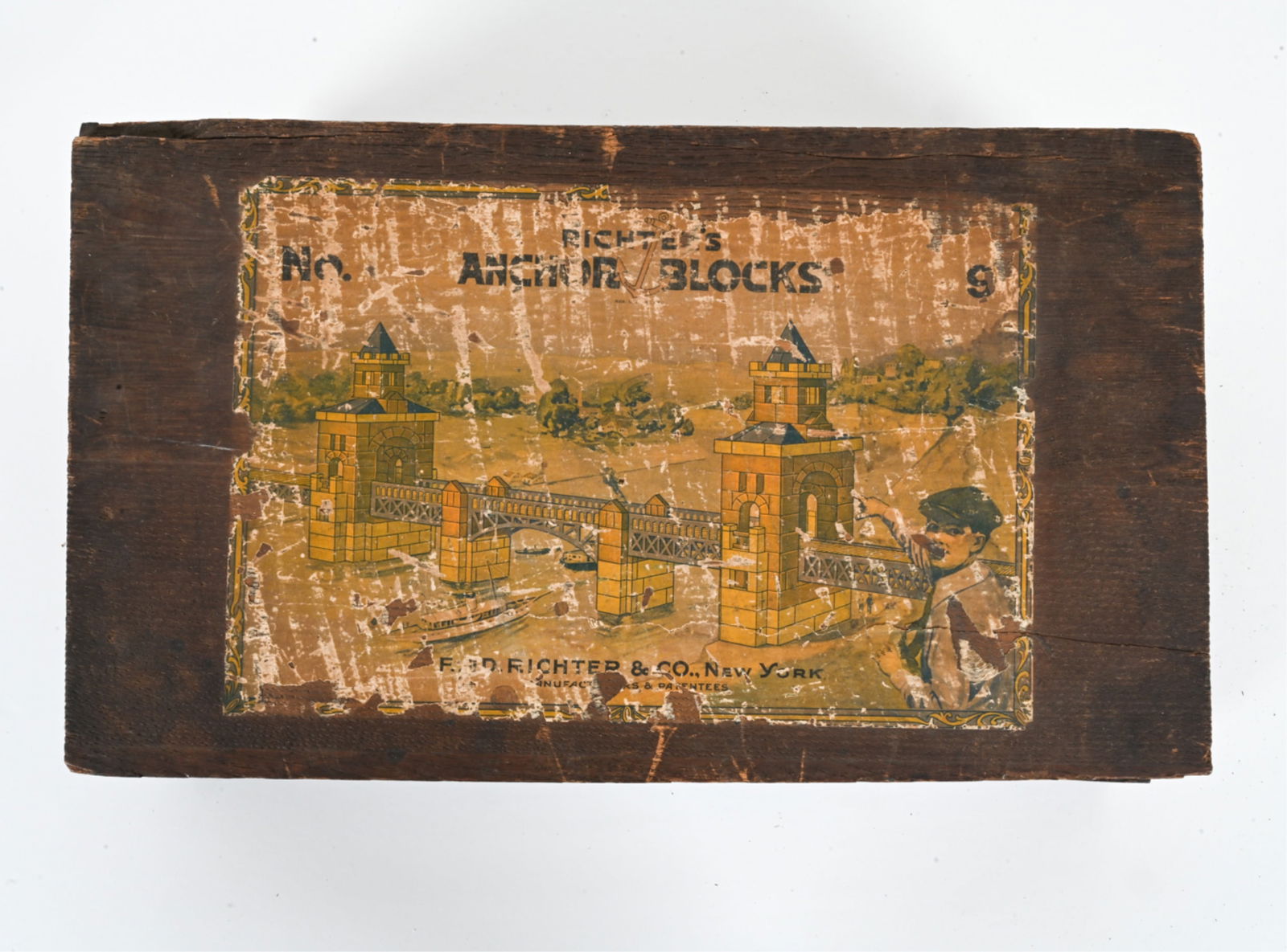 ANTIQUE ANCHOR BLOCKS CONSTRUCTION GROUPING (1 of 11)