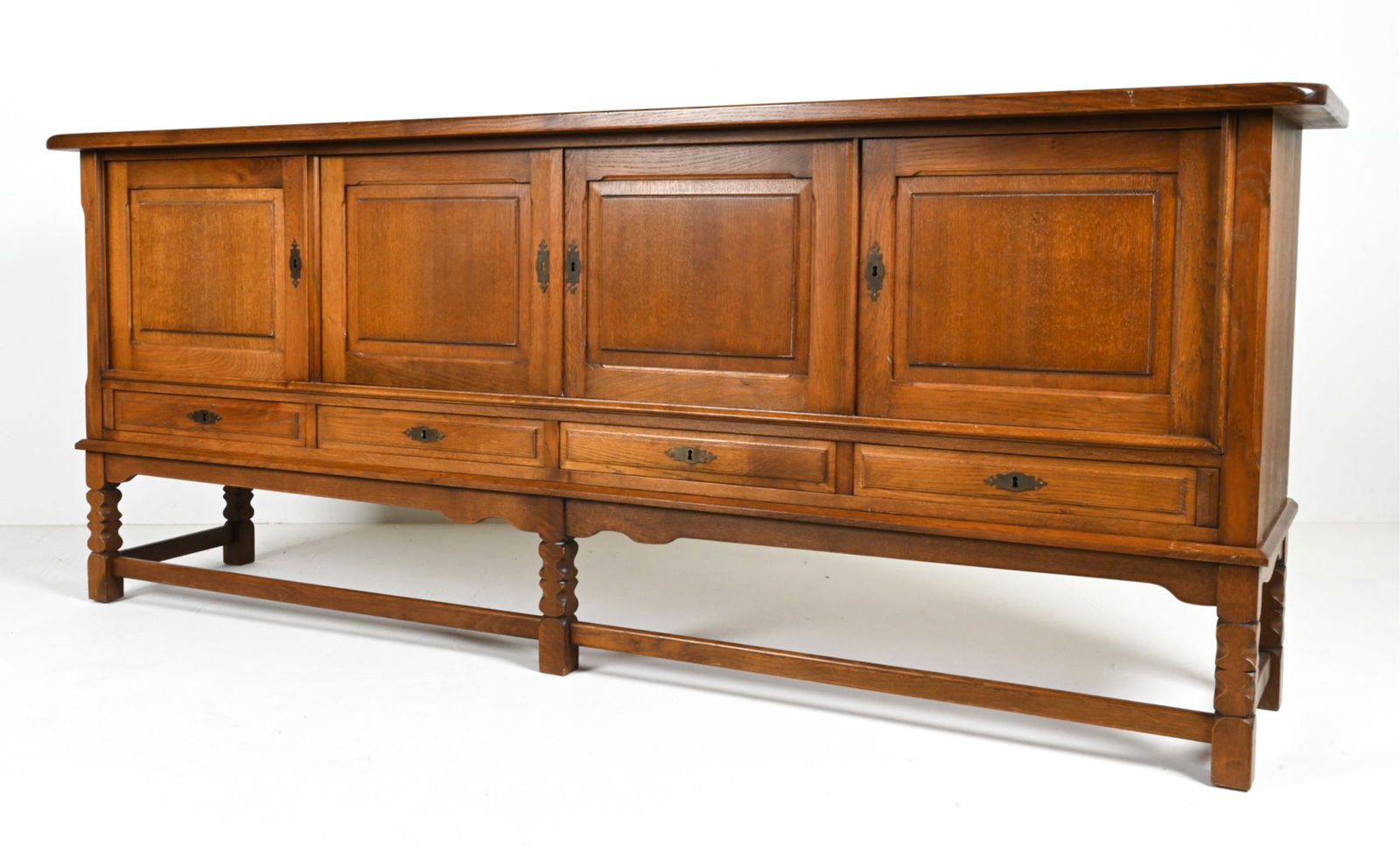MANNER OF HENNING KJAERNULF OAK SIDEBOARD (1 of 18)