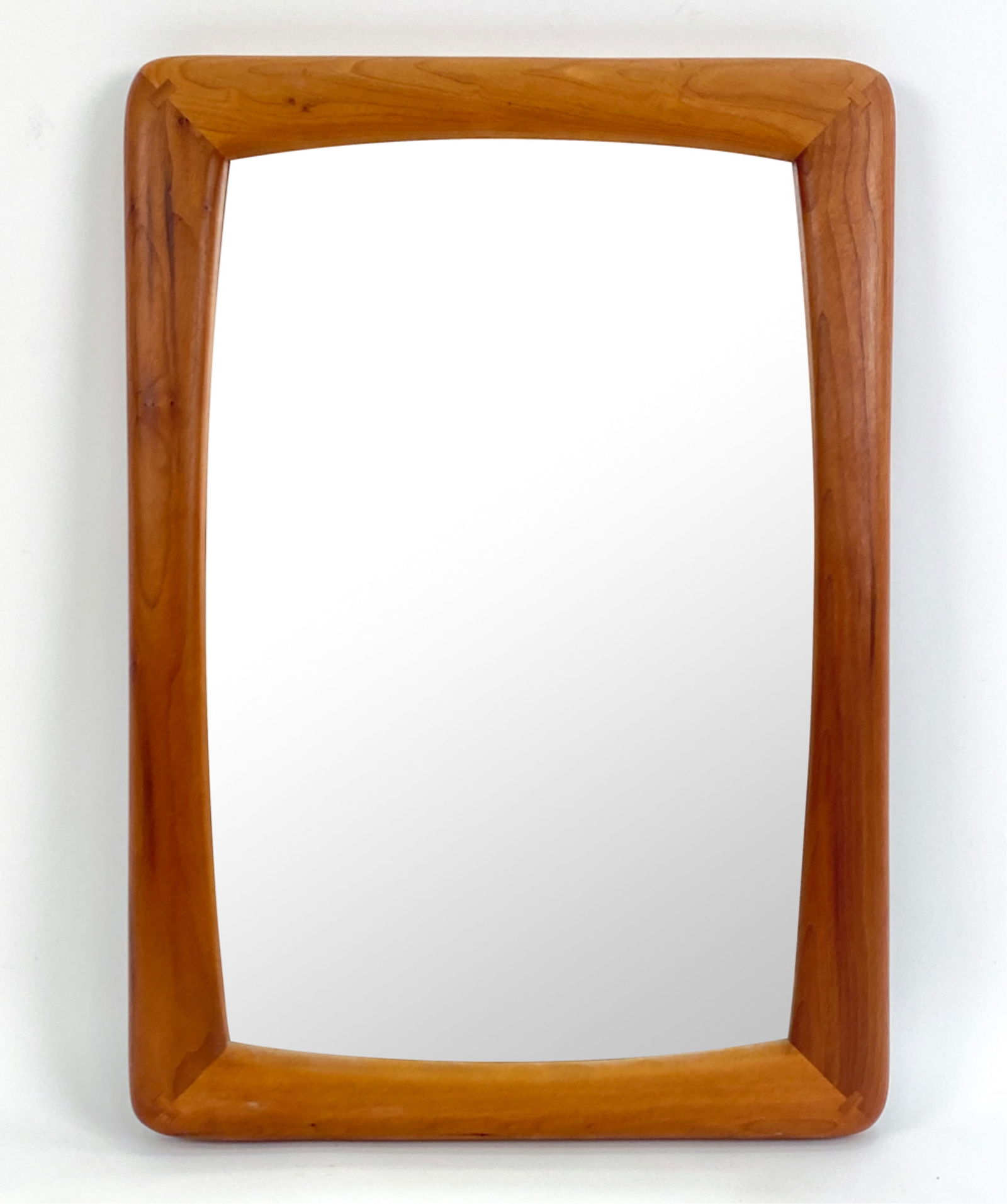 DANISH SCULPTED TEAK MIRROR (1 of 6)