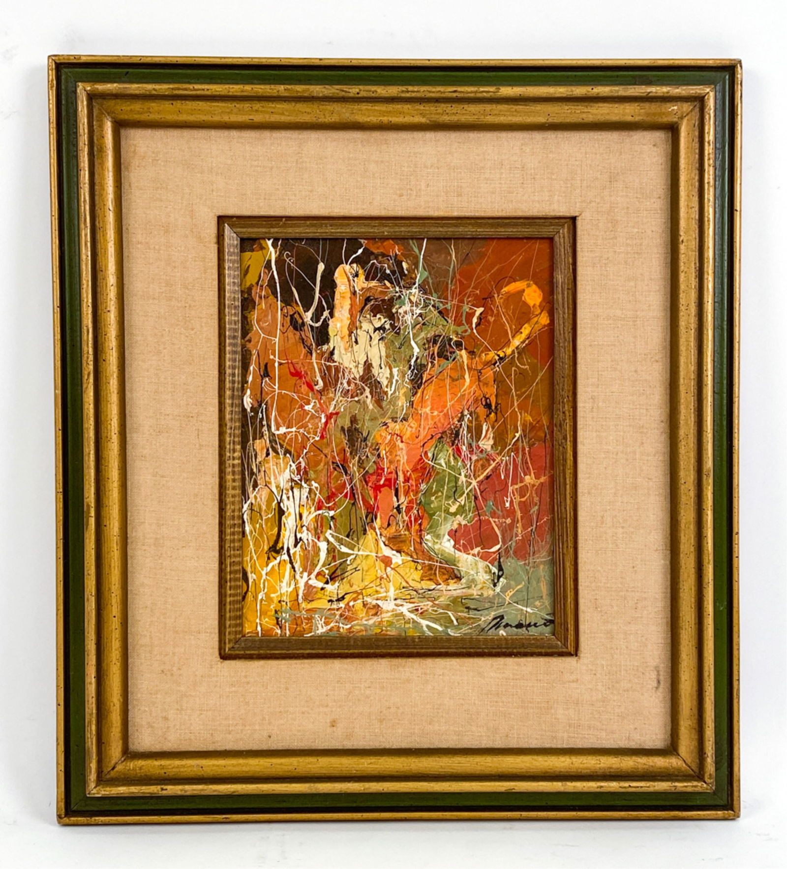 MODERN ABSTRACT O/B, SIGNED (1 of 6)