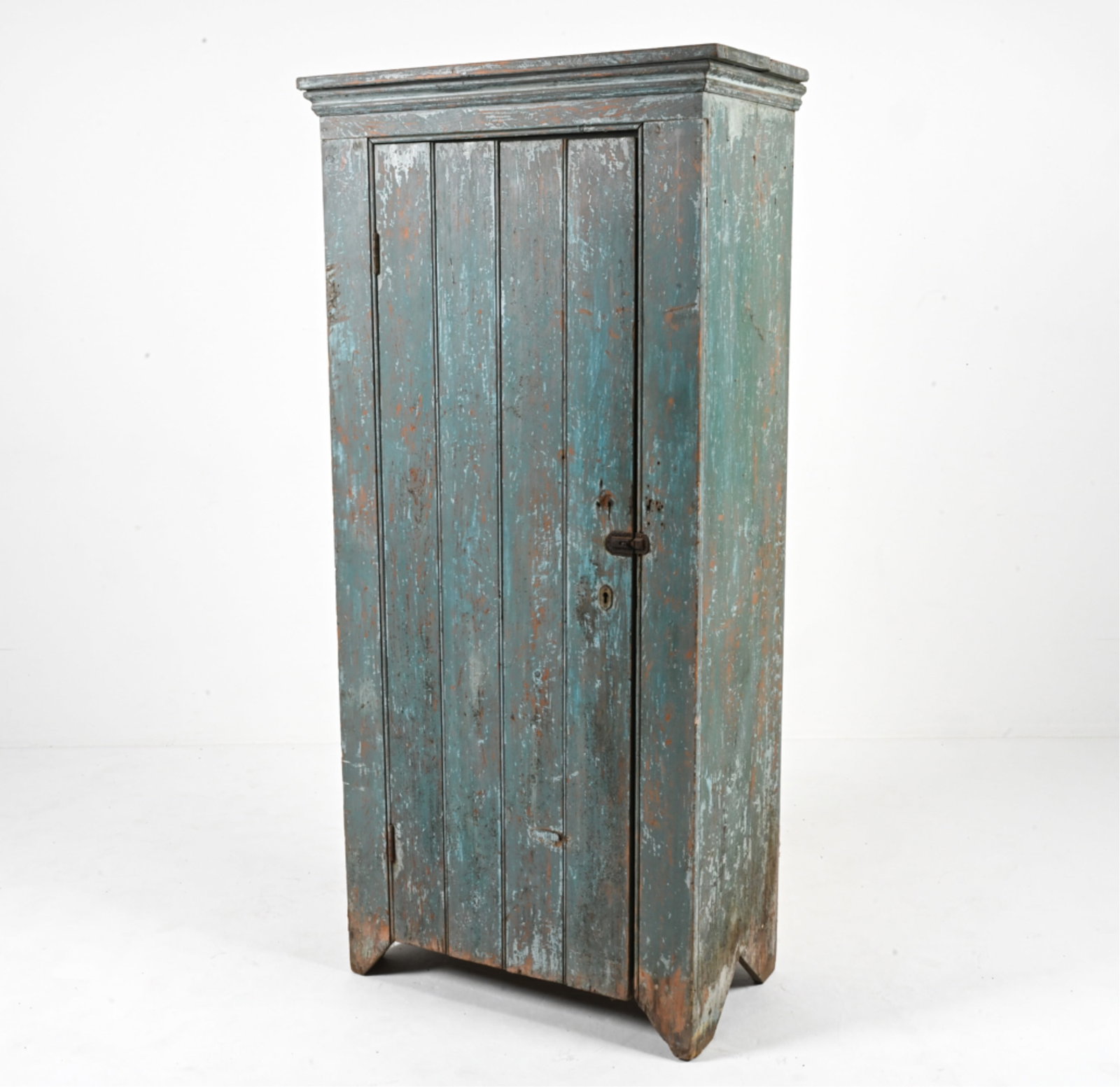 ANTIQUE JELLY CABINET IN DISTRESSED PAINT (1 of 17)